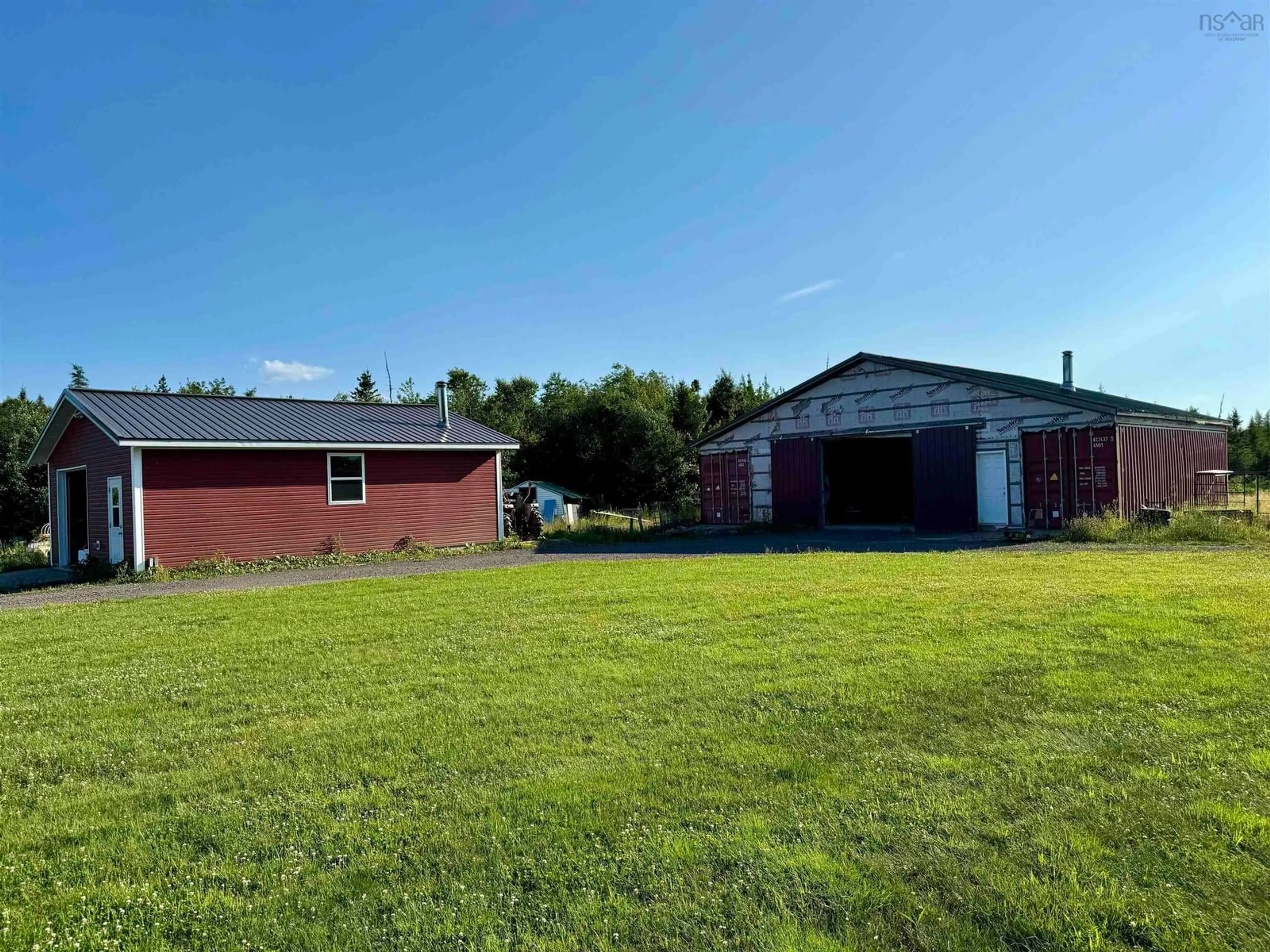 A pic from outside/outdoor area/front of a property/back of a property/a pic from drone, unknown for 1193 Grandique Road, Grand Lake Nova Scotia B0E 1A0
