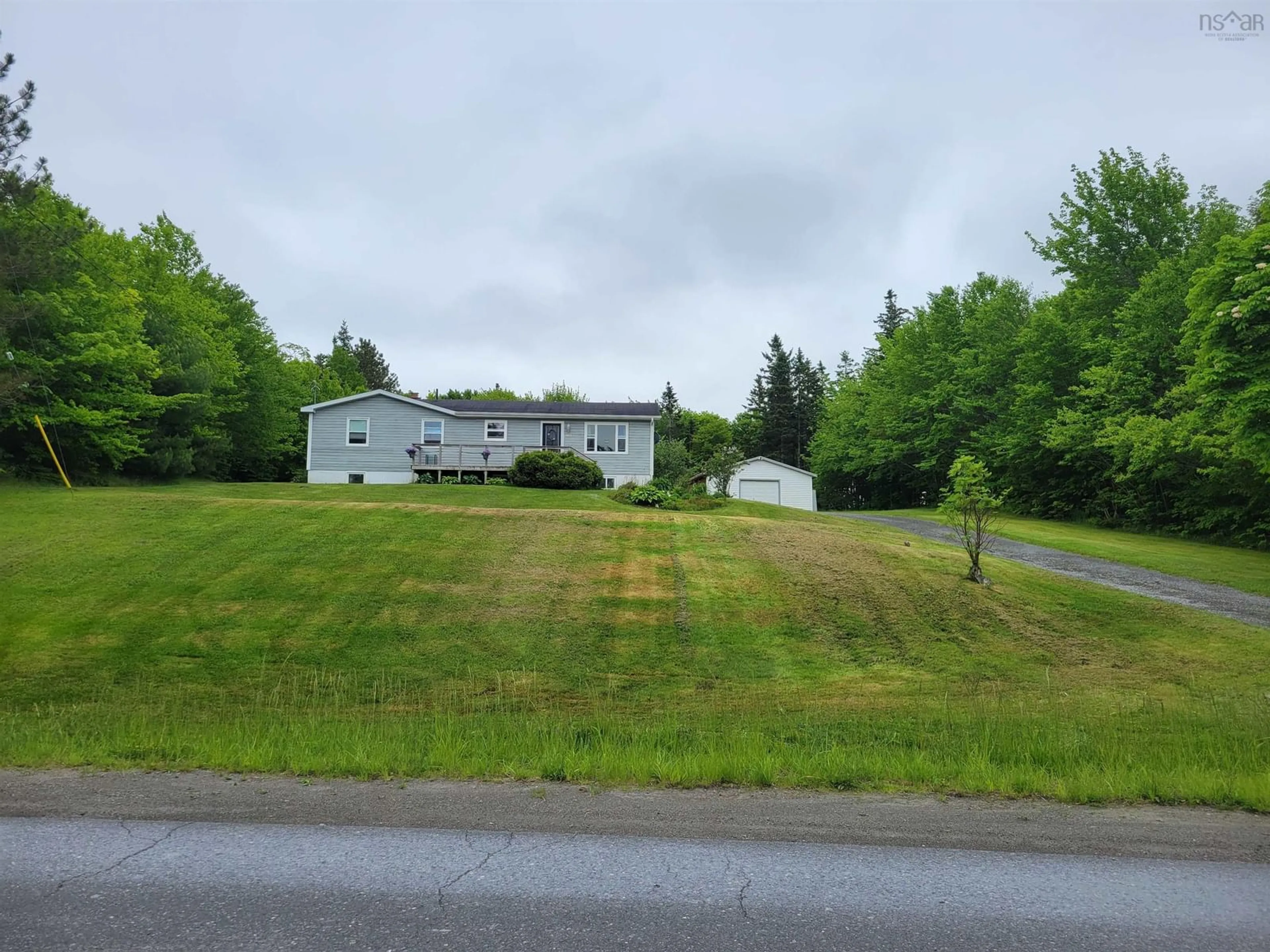 A pic from outside/outdoor area/front of a property/back of a property/a pic from drone, unknown for 3085 Coxheath Rd, Northside East Bay Nova Scotia B1J 1L8