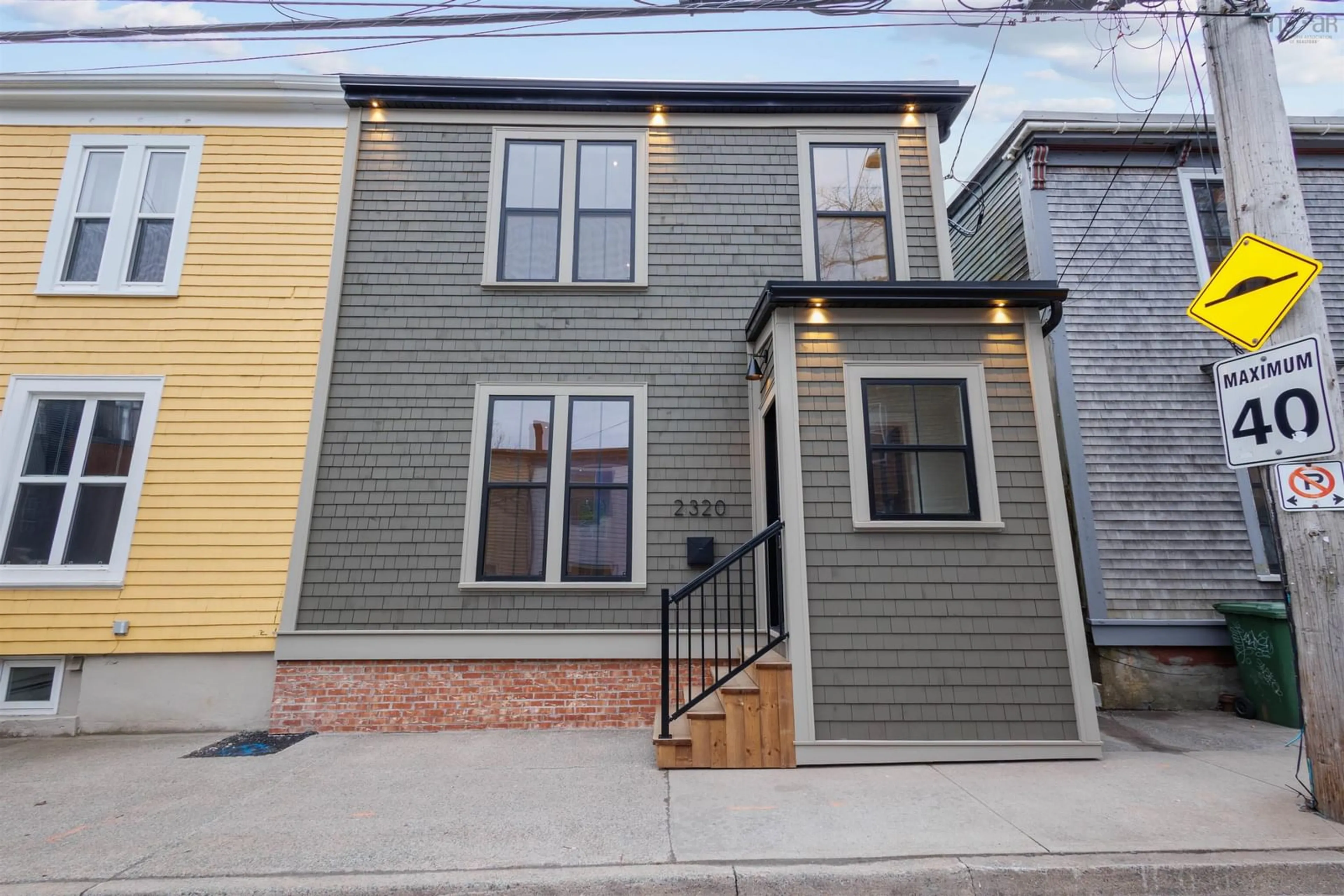 Home with vinyl exterior material, street for 2320 Maynard St, Halifax Nova Scotia B3K 3T7