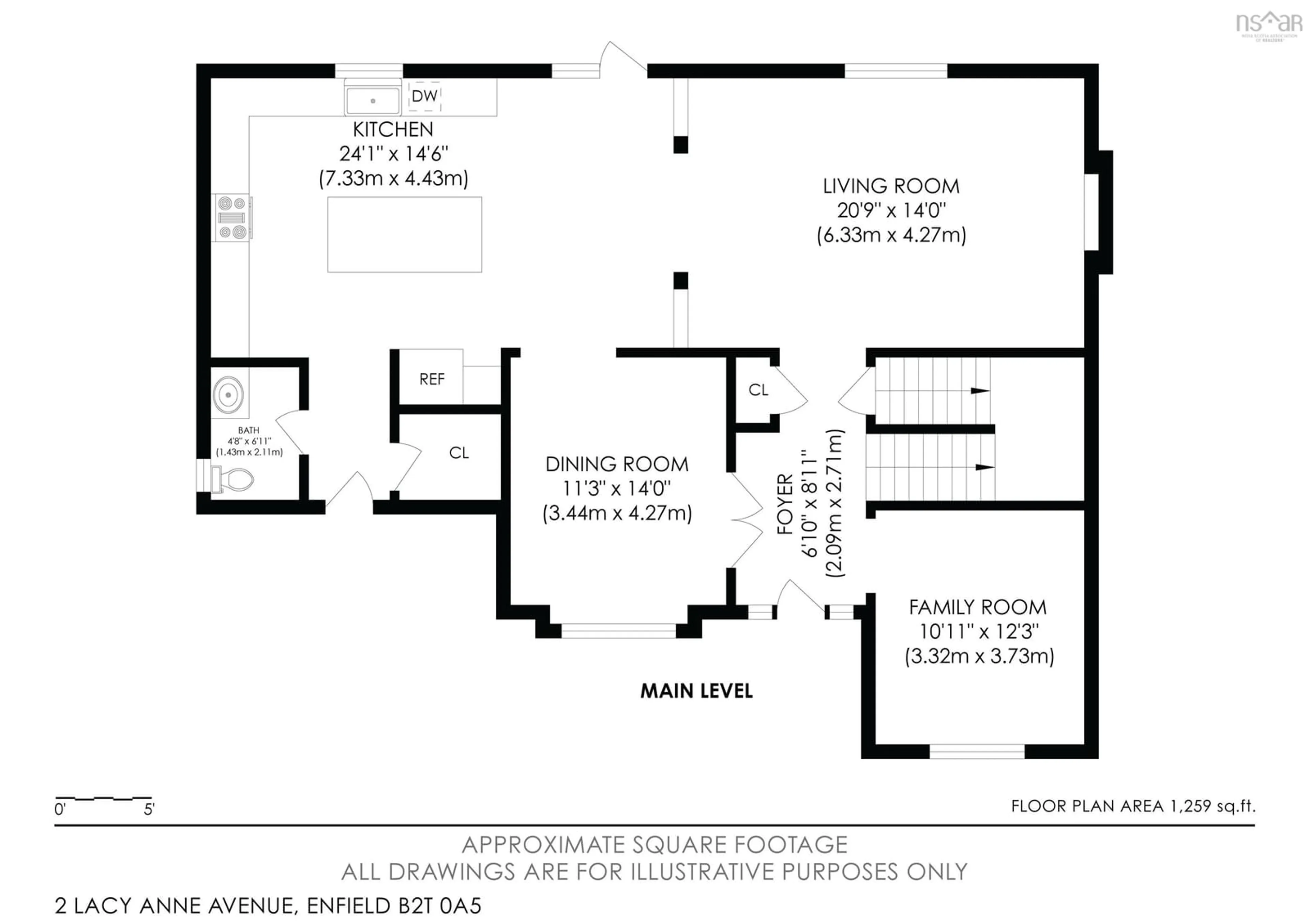 Floor plan for 2 Lacy Anne Ave, Enfield Nova Scotia B2T 0A5