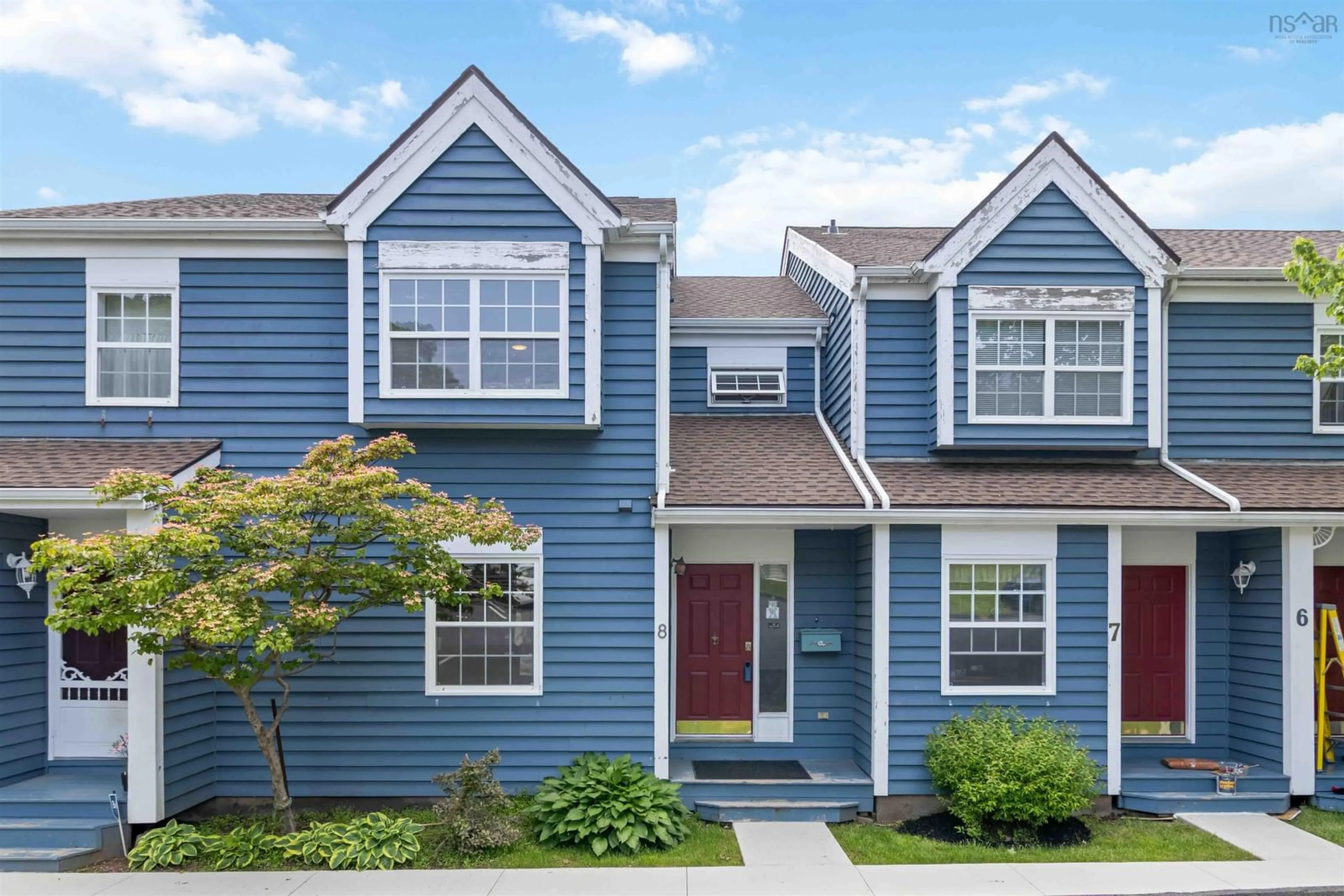 Home with vinyl exterior material, street for 8 Collins Grove Ridge, Dartmouth Nova Scotia B2W 5Y2