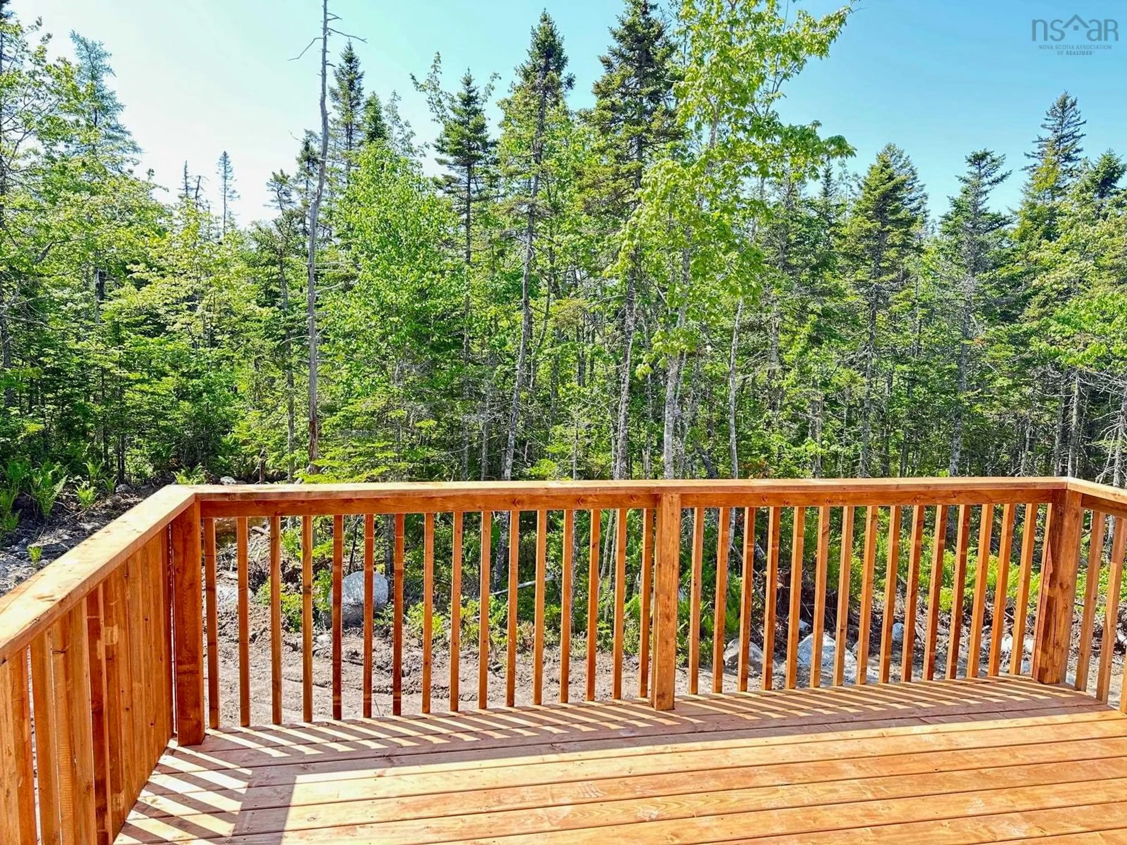 Patio, forest/trees view for 2724 Prospect Rd, Whites Lake Nova Scotia B3T 1V6