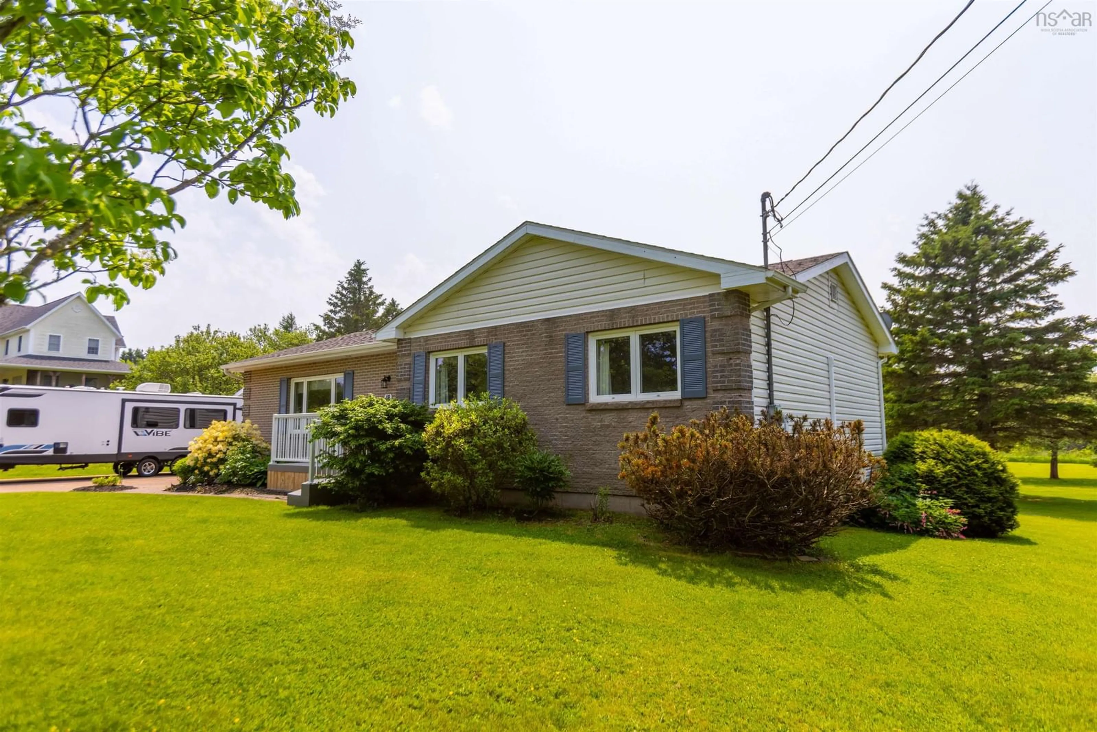 Home with vinyl exterior material, street for 48 Gosling Glen&, East Amherst Nova Scotia B4H 3Y2