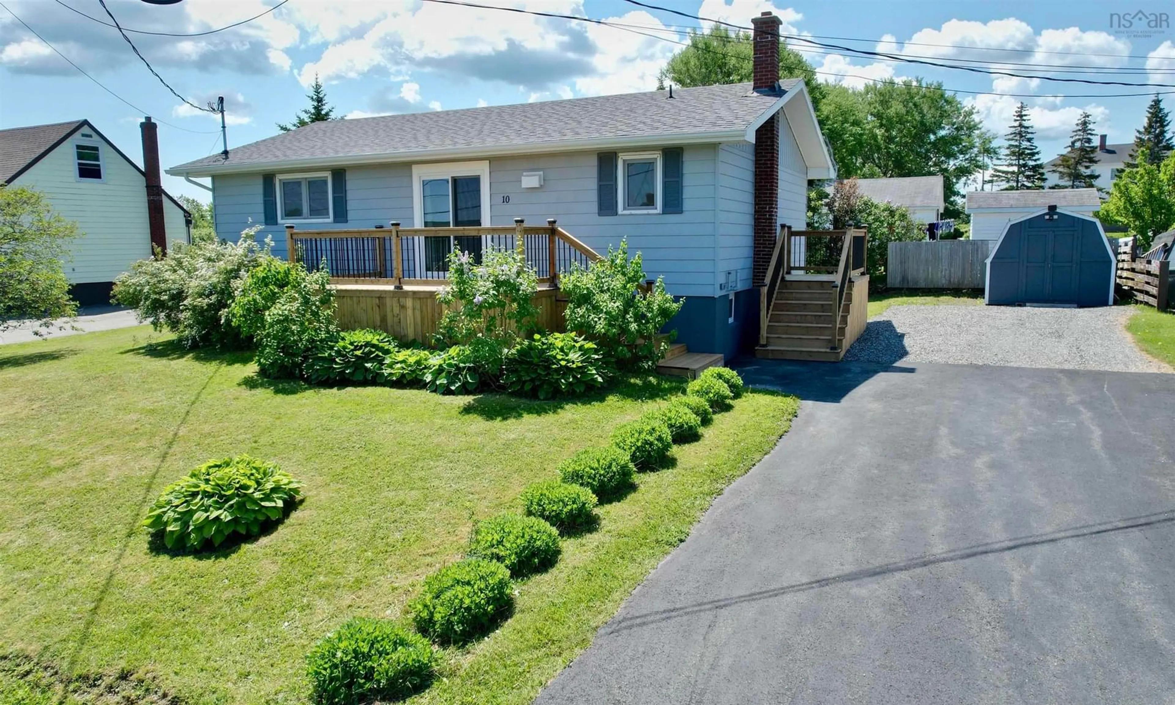 A pic from outside/outdoor area/front of a property/back of a property/a pic from drone, street for 10 Donovan Cres, Dominion Nova Scotia B1G 1C6