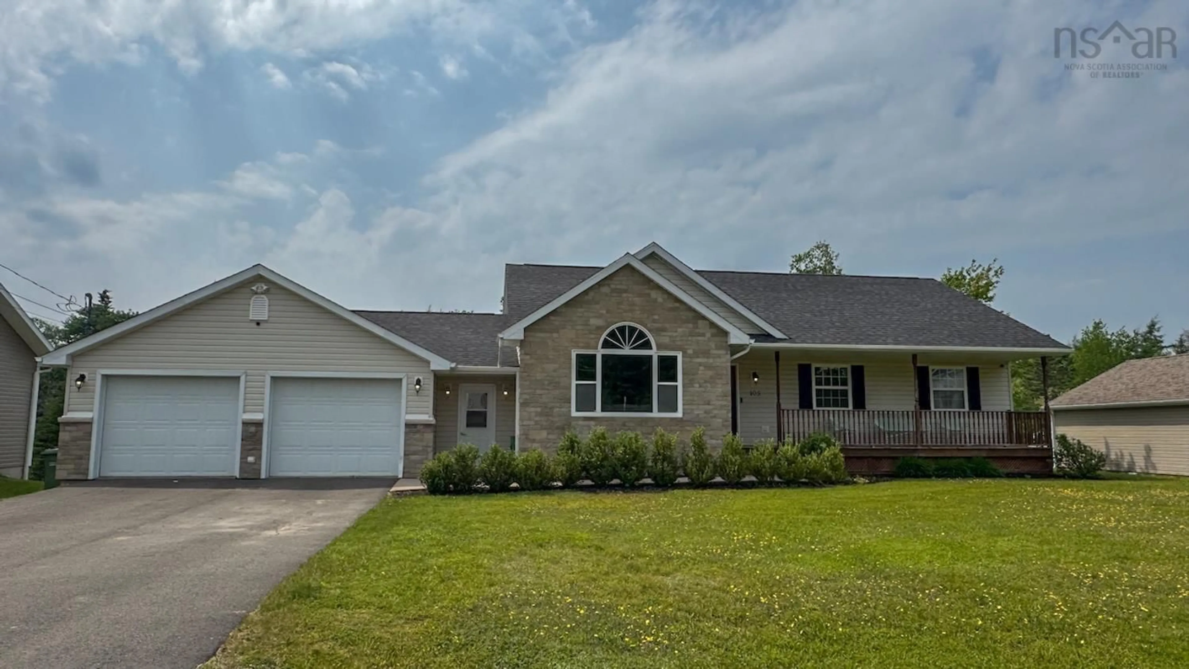 Home with vinyl exterior material, street for 105 Hidden Valley Dr, Valley Nova Scotia B6L 3R8