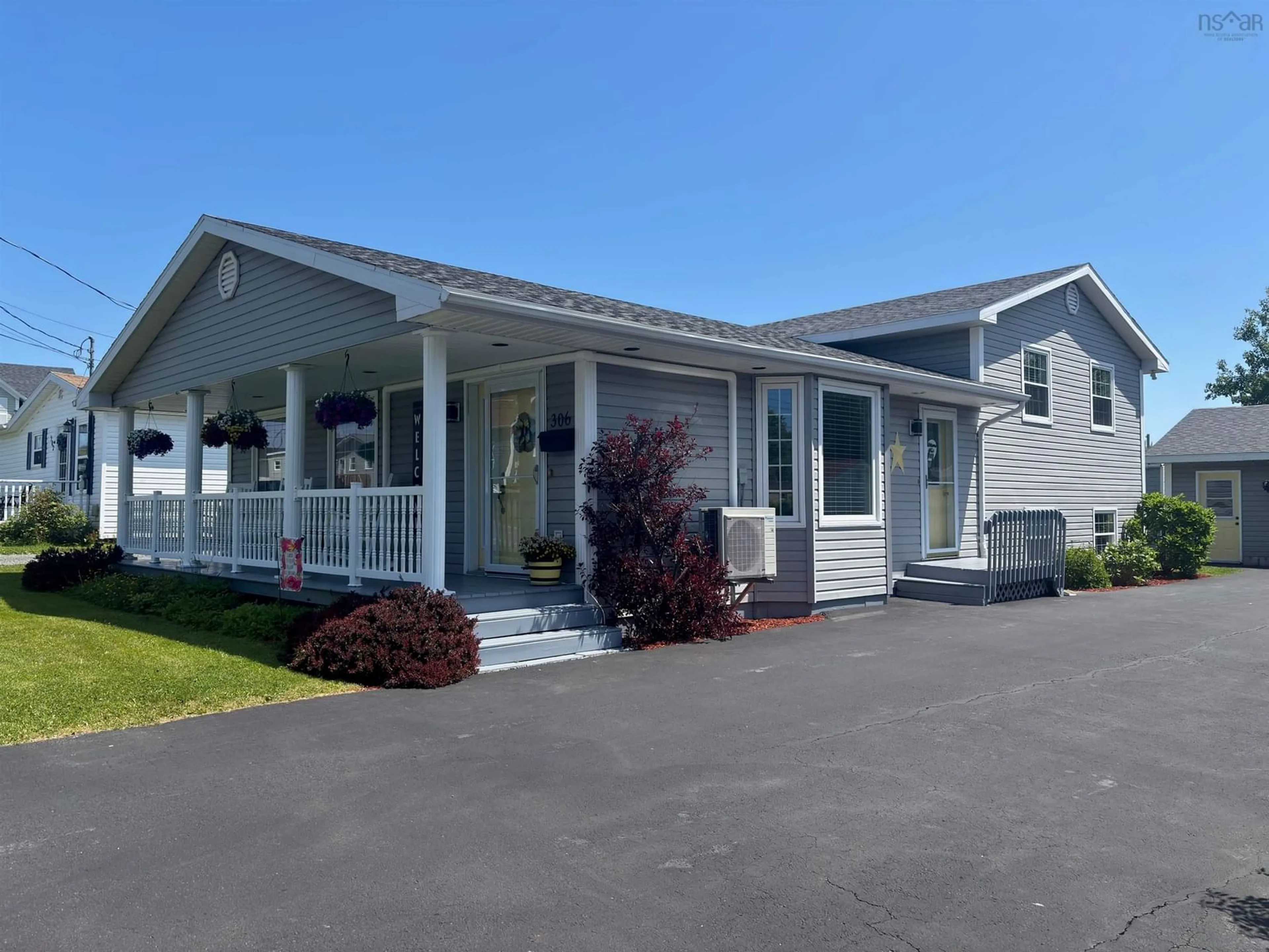 Home with vinyl exterior material, street for 306 Irish Brook Rd, New Waterford Nova Scotia B1H 3C4