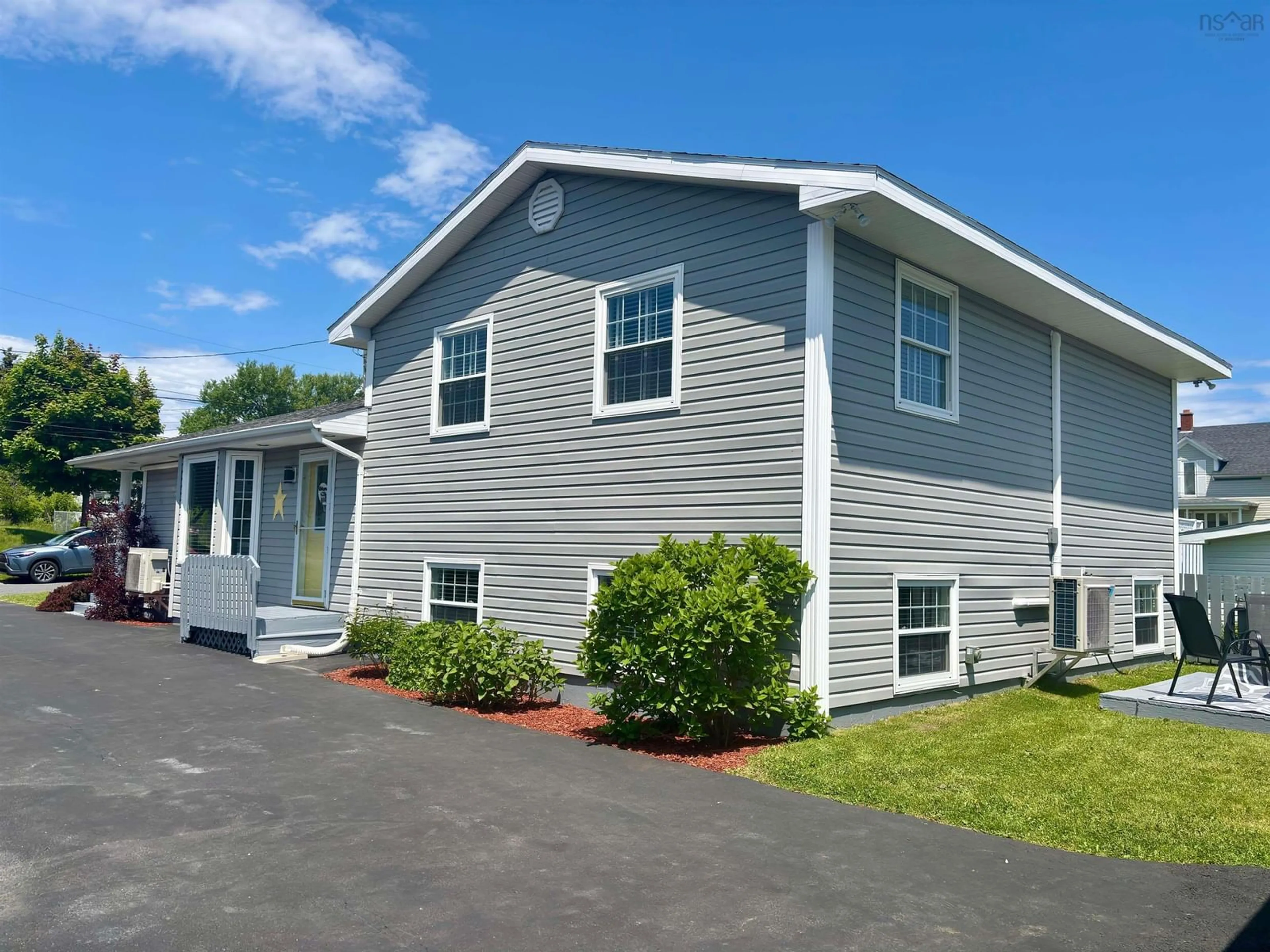 Home with vinyl exterior material, street for 306 Irish Brook Rd, New Waterford Nova Scotia B1H 3C4