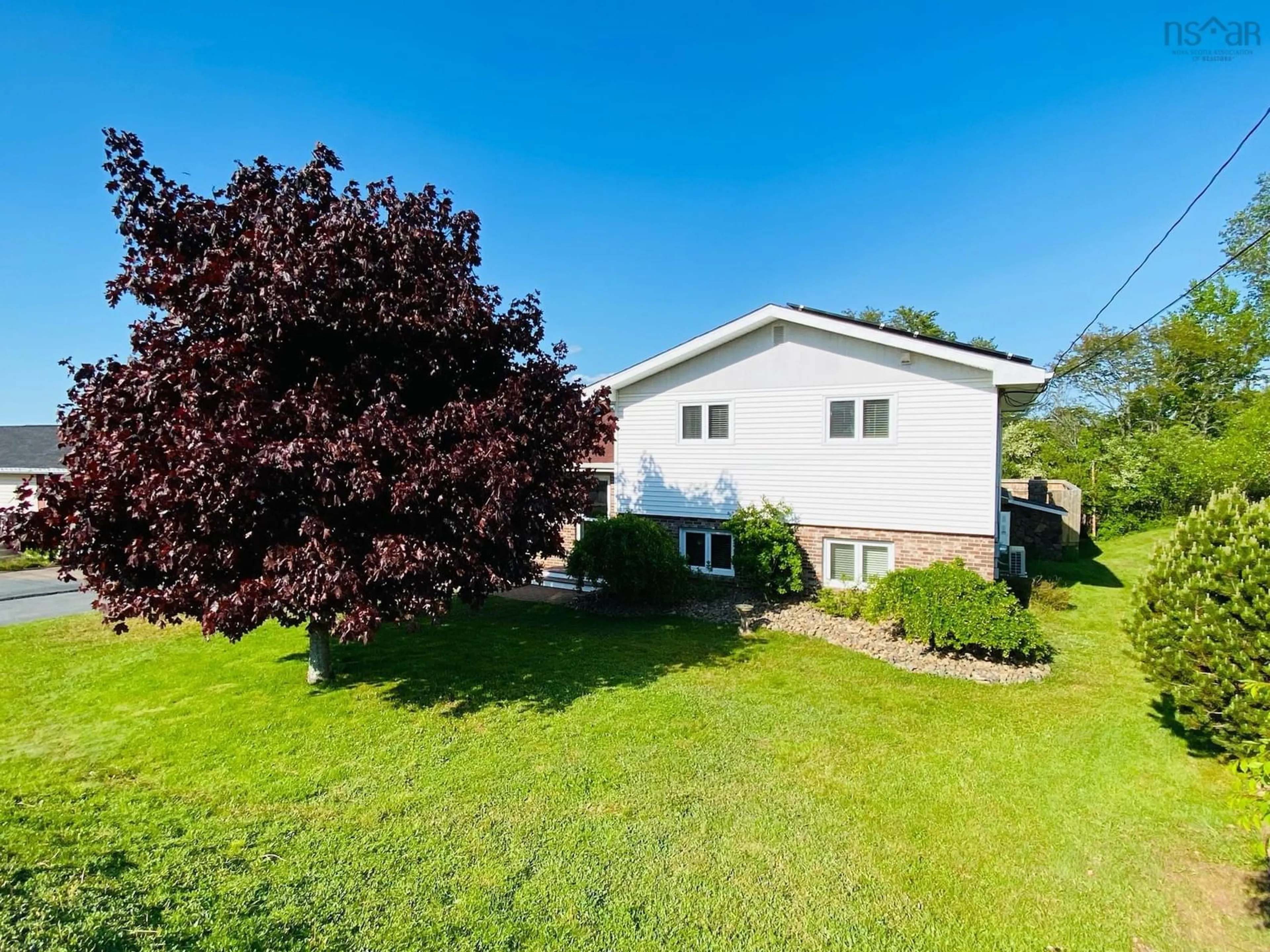 A pic from outside/outdoor area/front of a property/back of a property/a pic from drone, unknown for 32 Spruce Dr, Salmon River Nova Scotia B2N 4X6