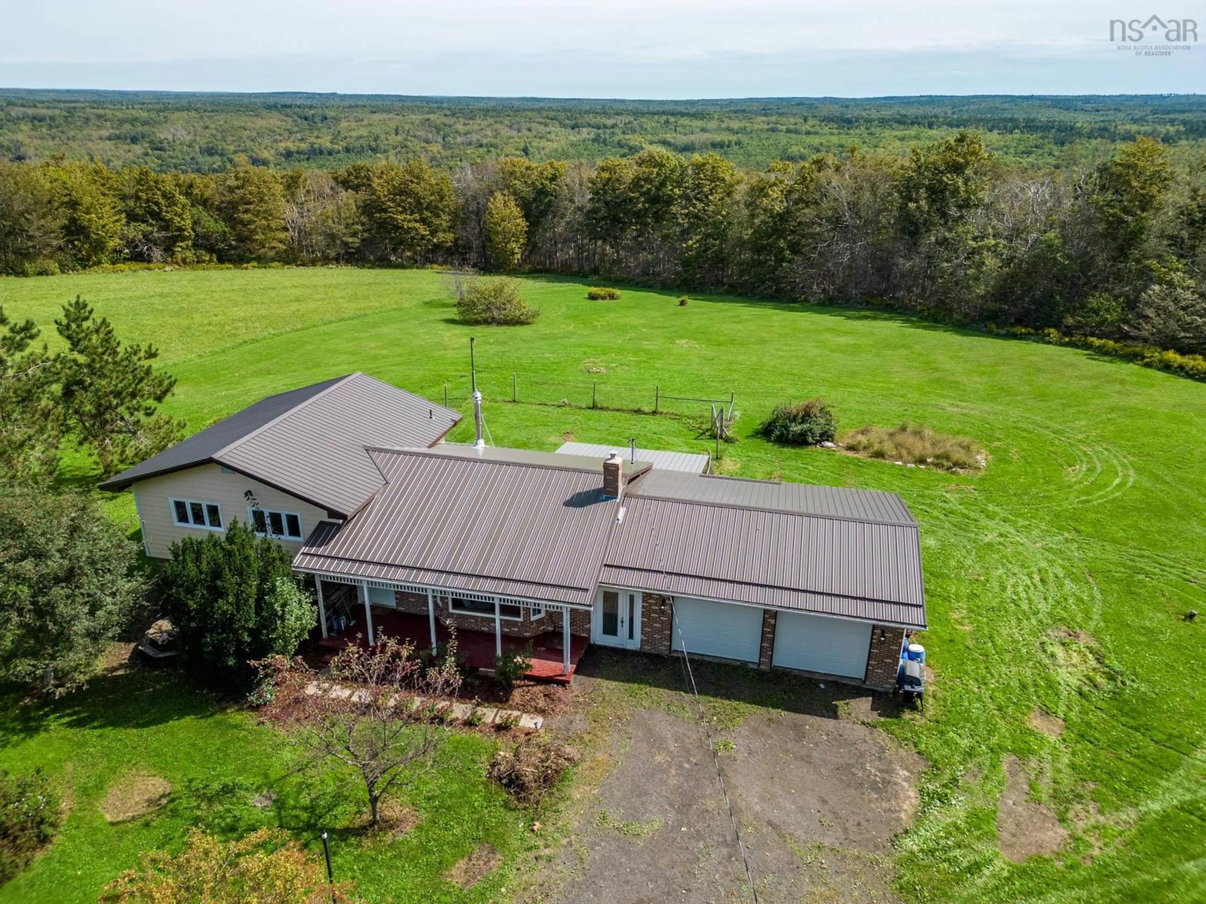 A pic from outside/outdoor area/front of a property/back of a property/a pic from drone, unknown for 2786 Ridge Road, Hillgrove Nova Scotia B0V 1A0