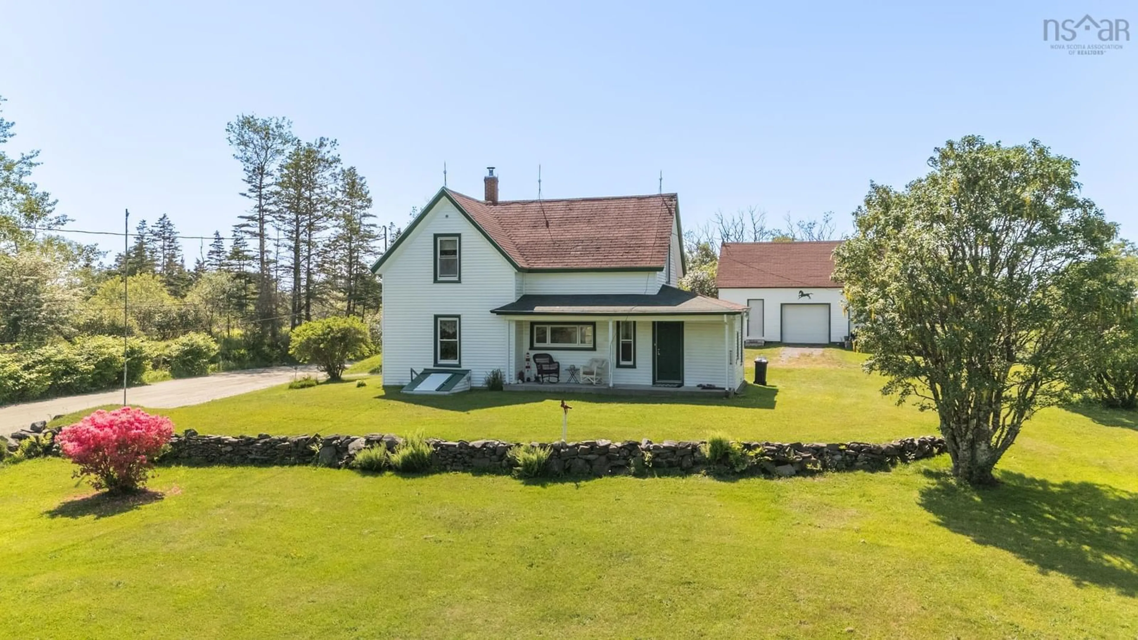 A pic from outside/outdoor area/front of a property/back of a property/a pic from drone, building for 8 South Ohio Cross Rd, South Ohio Nova Scotia B5A 5L2