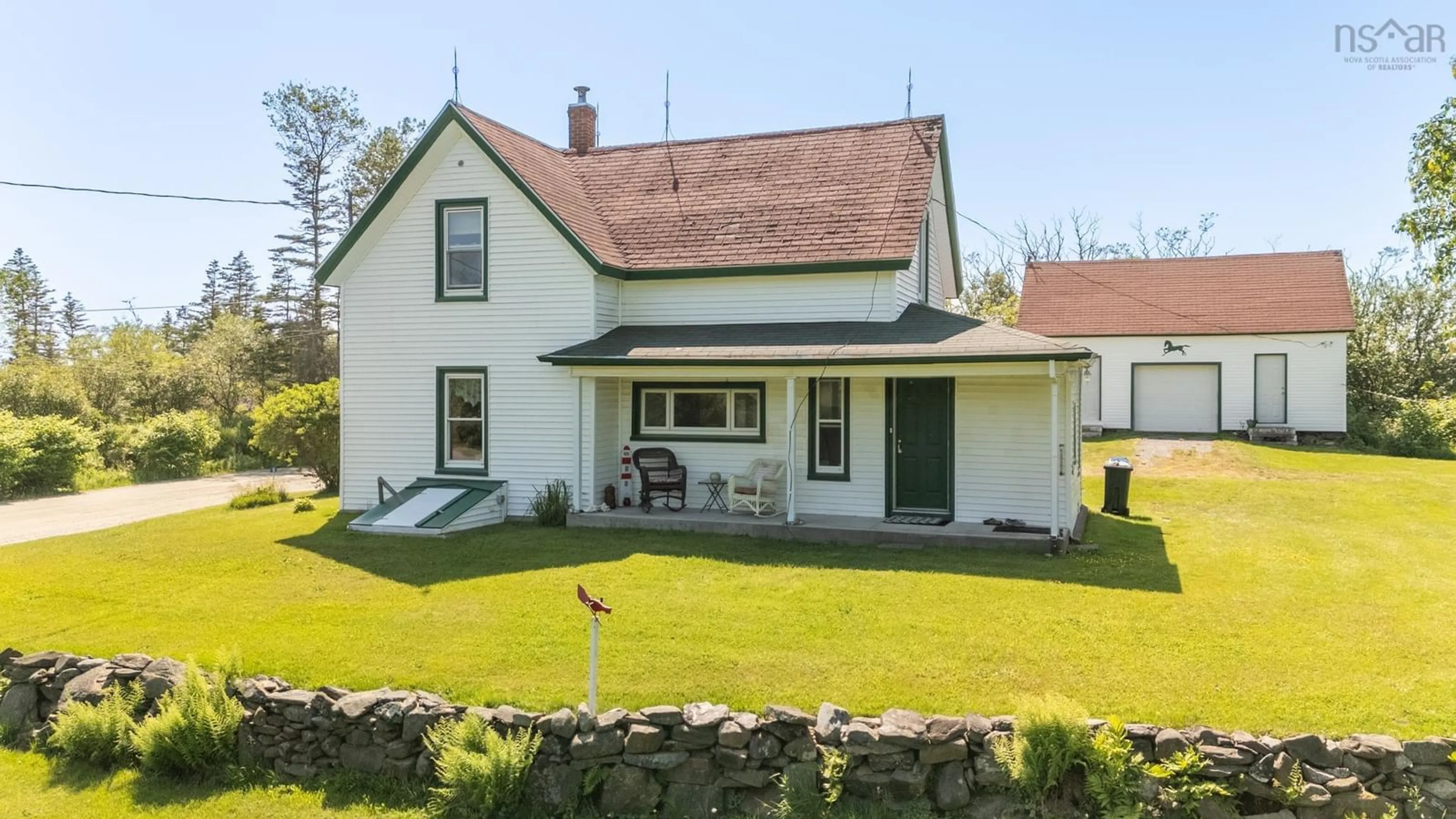 A pic from outside/outdoor area/front of a property/back of a property/a pic from drone, street for 8 South Ohio Cross Rd, South Ohio Nova Scotia B5A 5L2