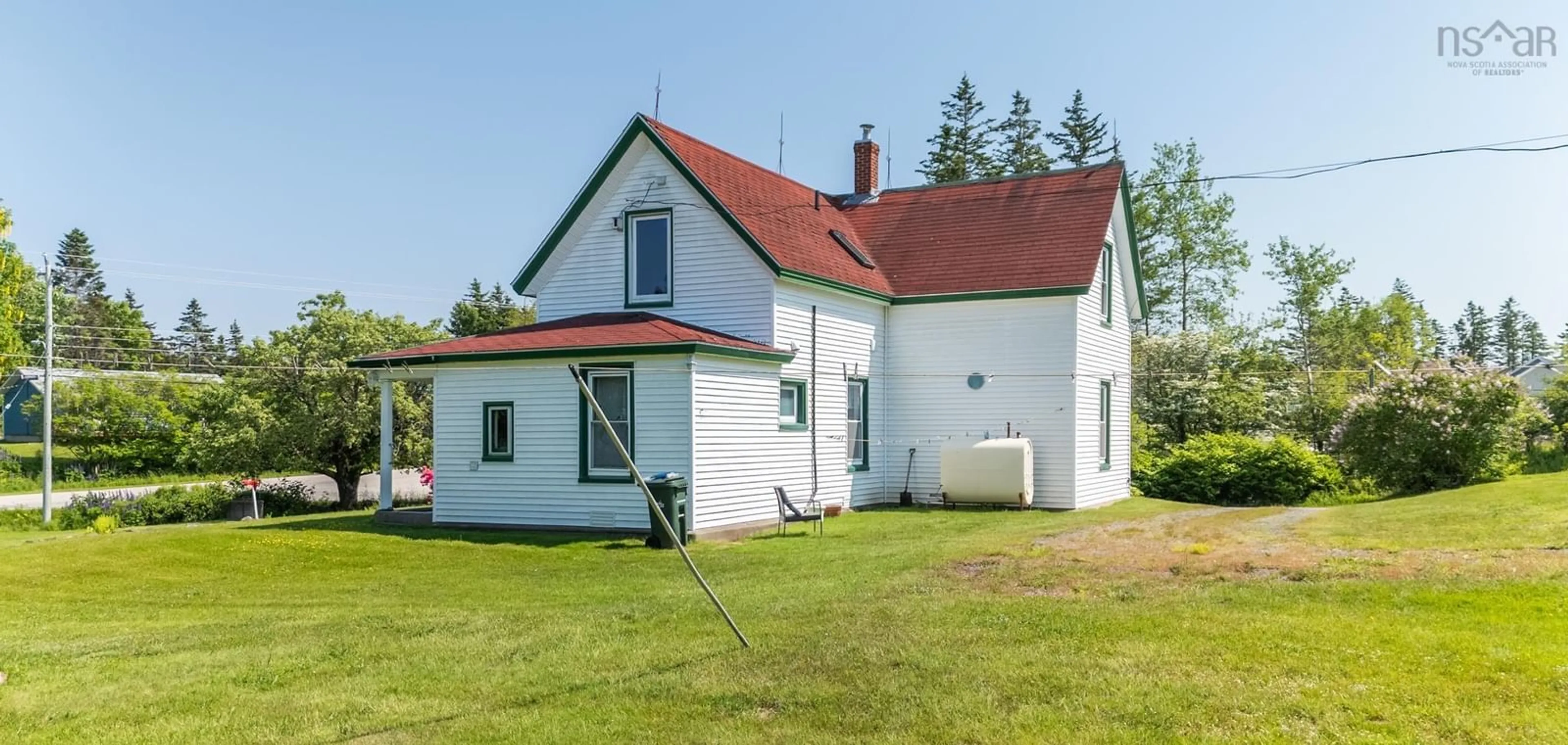 A pic from outside/outdoor area/front of a property/back of a property/a pic from drone, building for 8 South Ohio Cross Rd, South Ohio Nova Scotia B5A 5L2