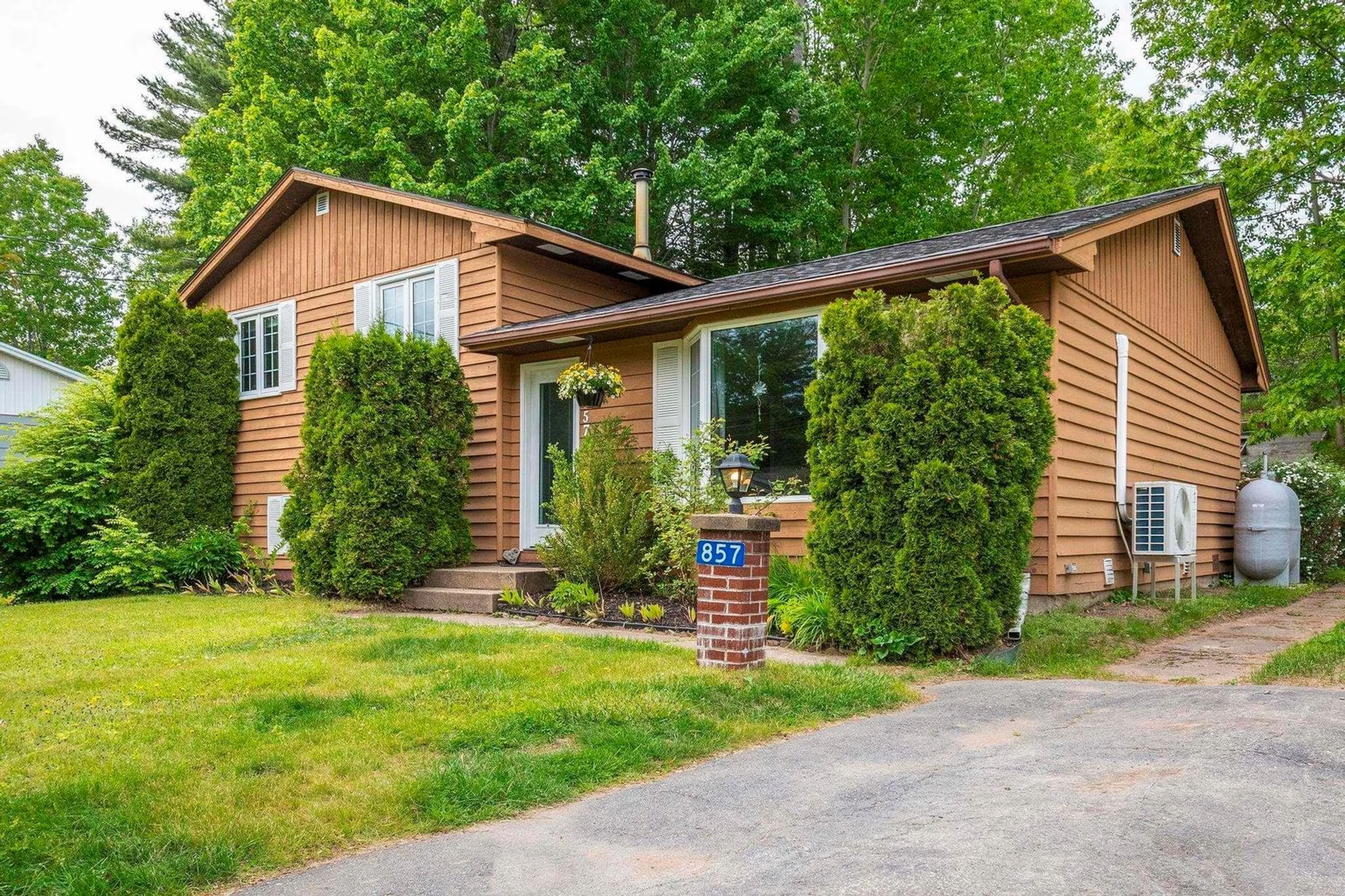 Home with vinyl exterior material, street for 857 Fales River Dr, Greenwood Nova Scotia B0P 1N0