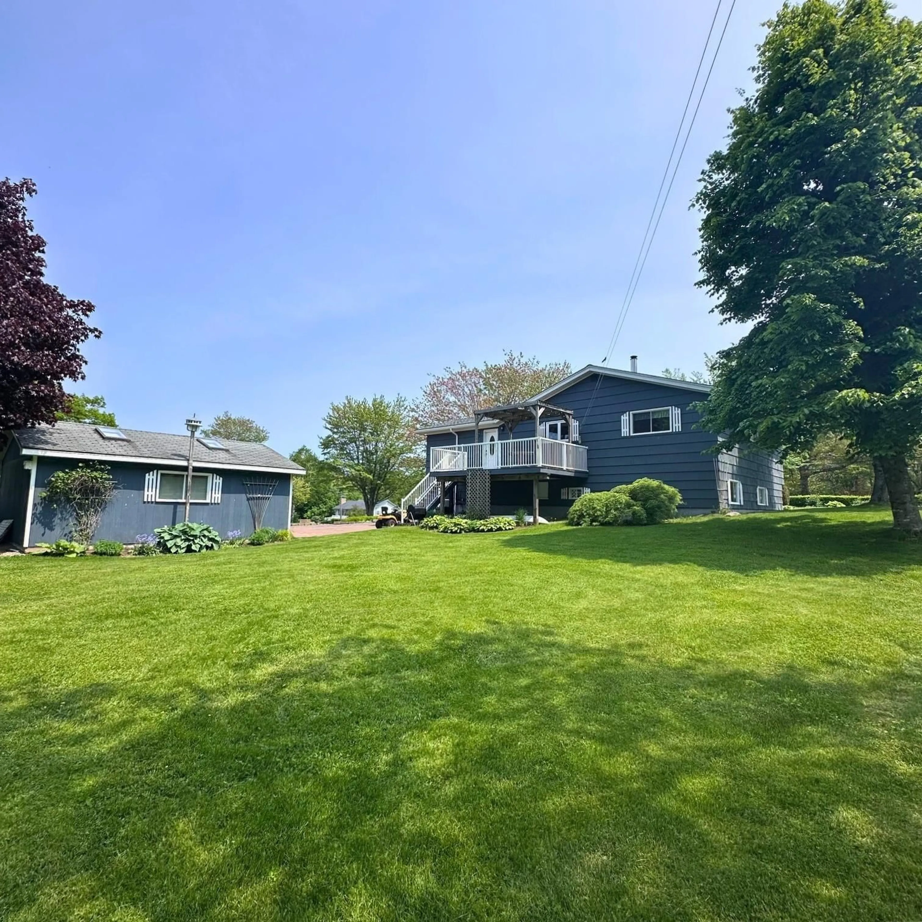 A pic from outside/outdoor area/front of a property/back of a property/a pic from drone, unknown for 3170 Highway 325, Wileville Nova Scotia B4V 5G7