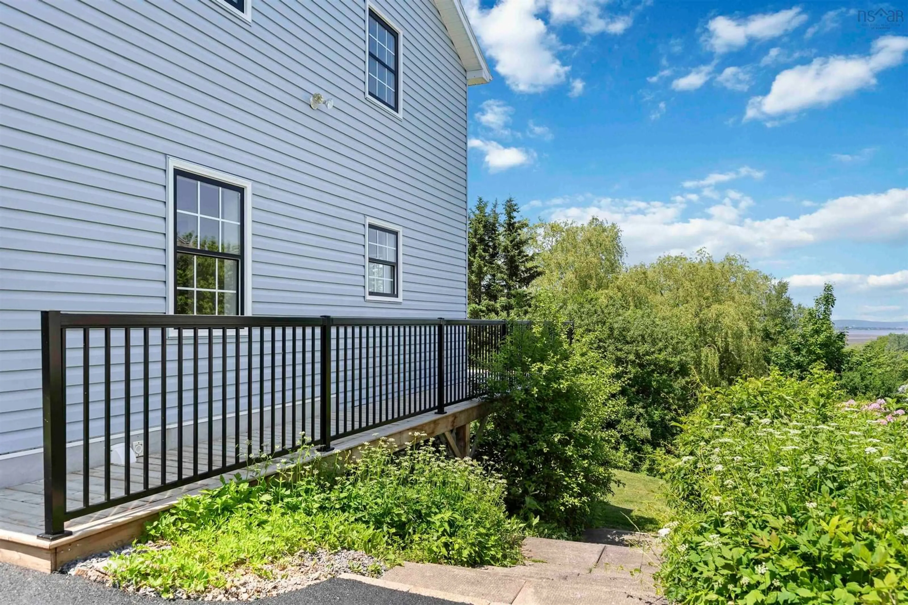 Patio, water/lake/river/ocean view for 30 Fowler St, Wolfville Nova Scotia B0P 1X0