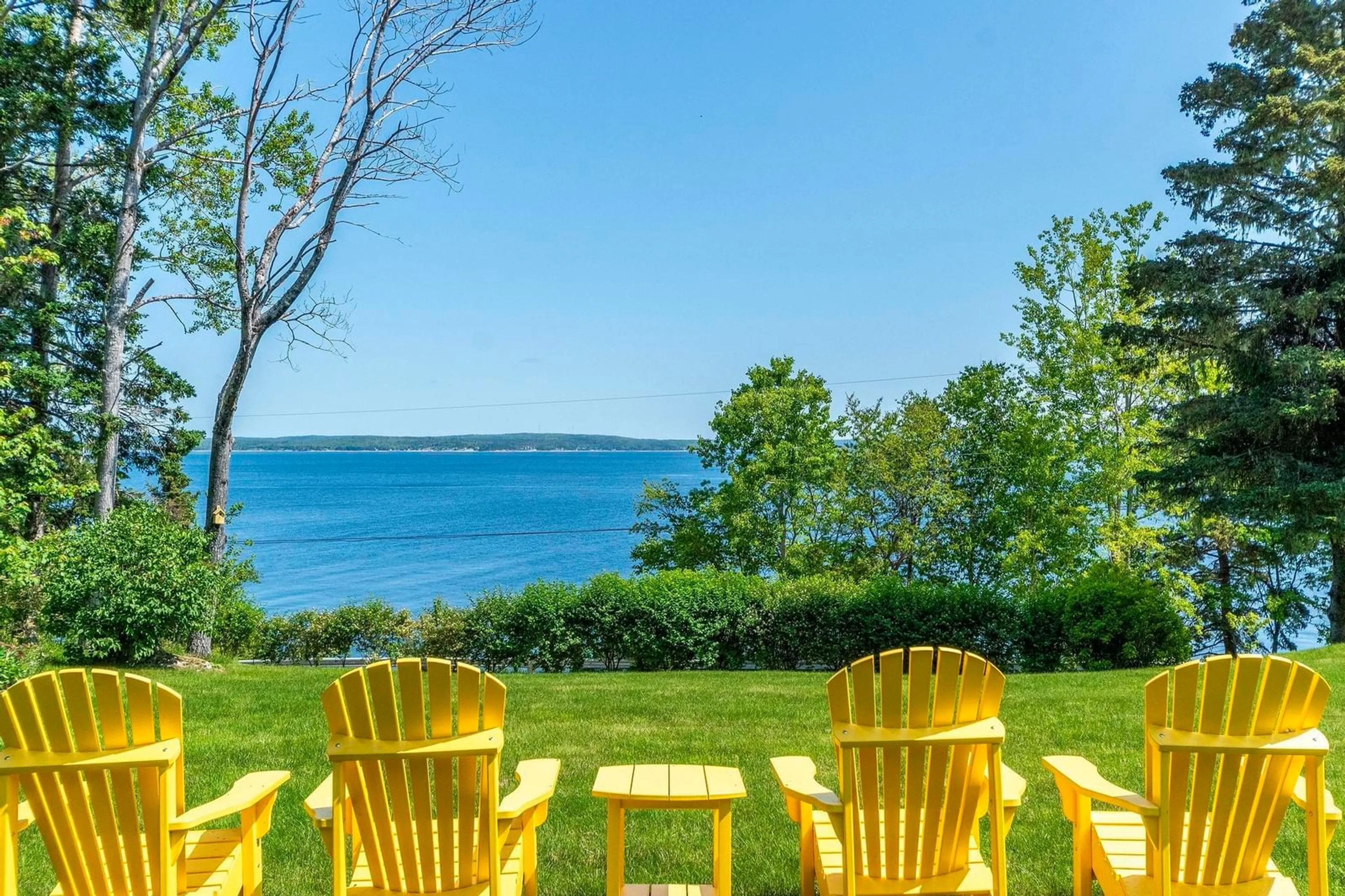 Patio, water/lake/river/ocean view for 1435 Highway 329, Mill Cove Nova Scotia B0J 1T0