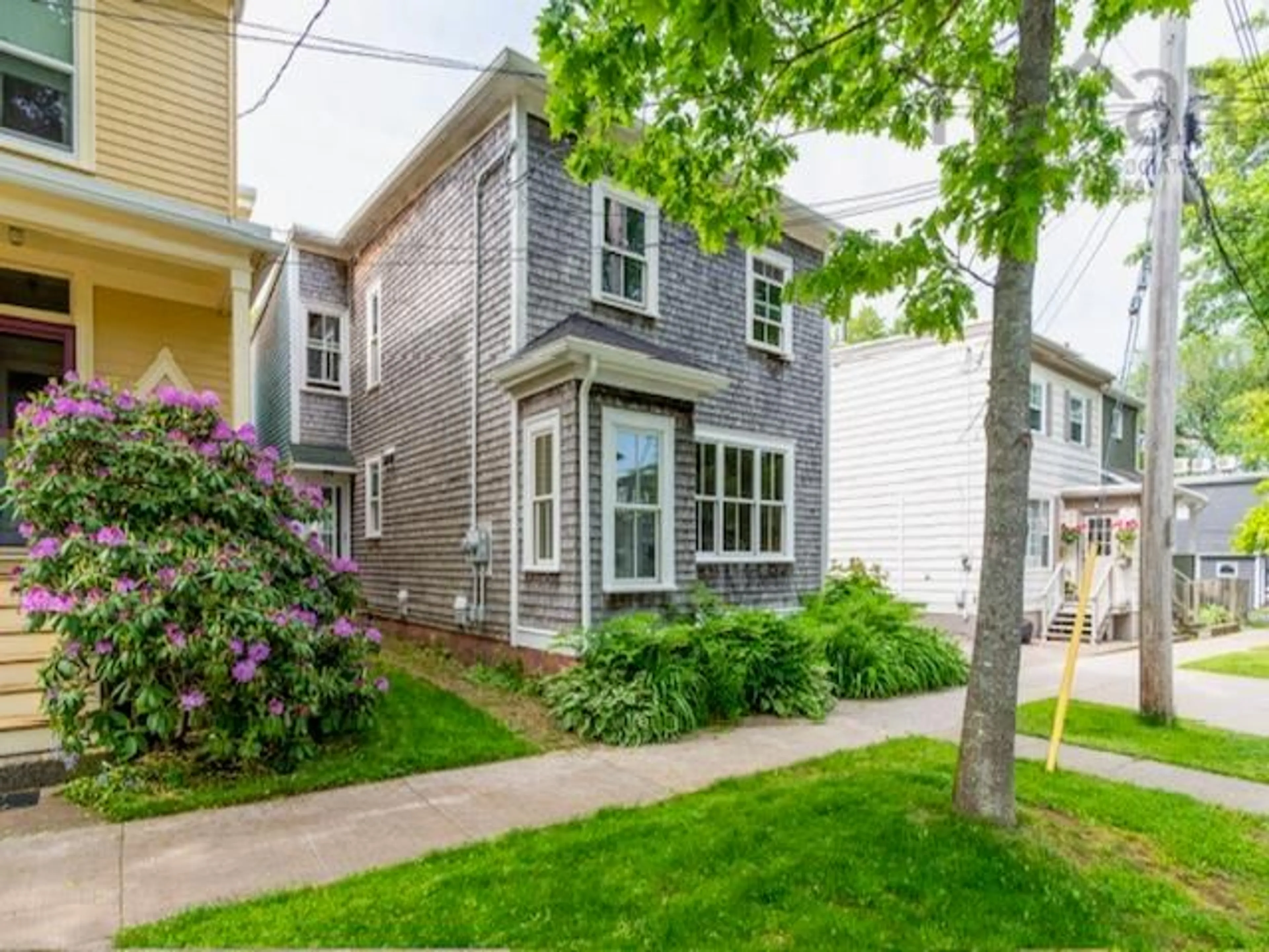 Home with brick exterior material, street for 6139/6141 Linden St, Halifax Nova Scotia B3H 2K7