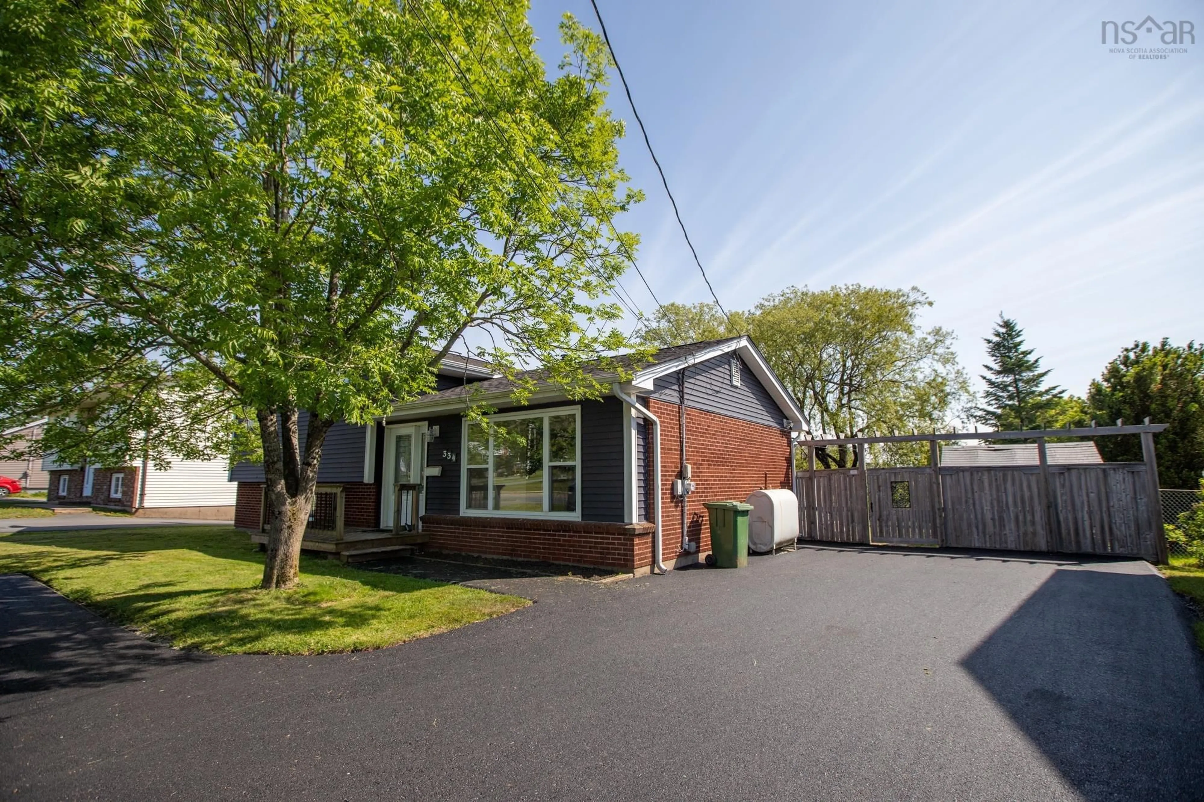 Home with brick exterior material, street for 334 Caldwell Rd, Dartmouth Nova Scotia B2V 1A3