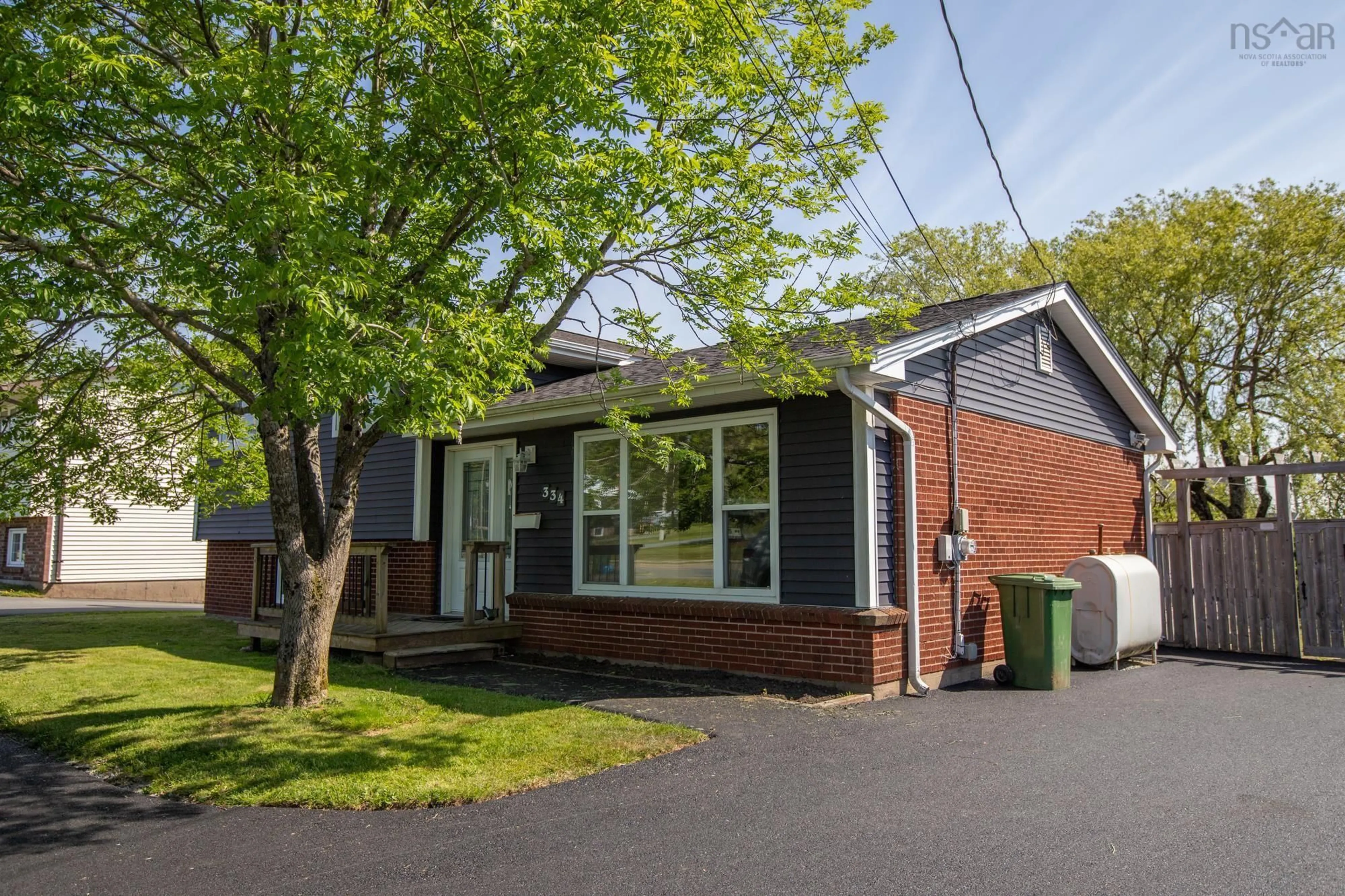 Home with brick exterior material, street for 334 Caldwell Rd, Dartmouth Nova Scotia B2V 1A3