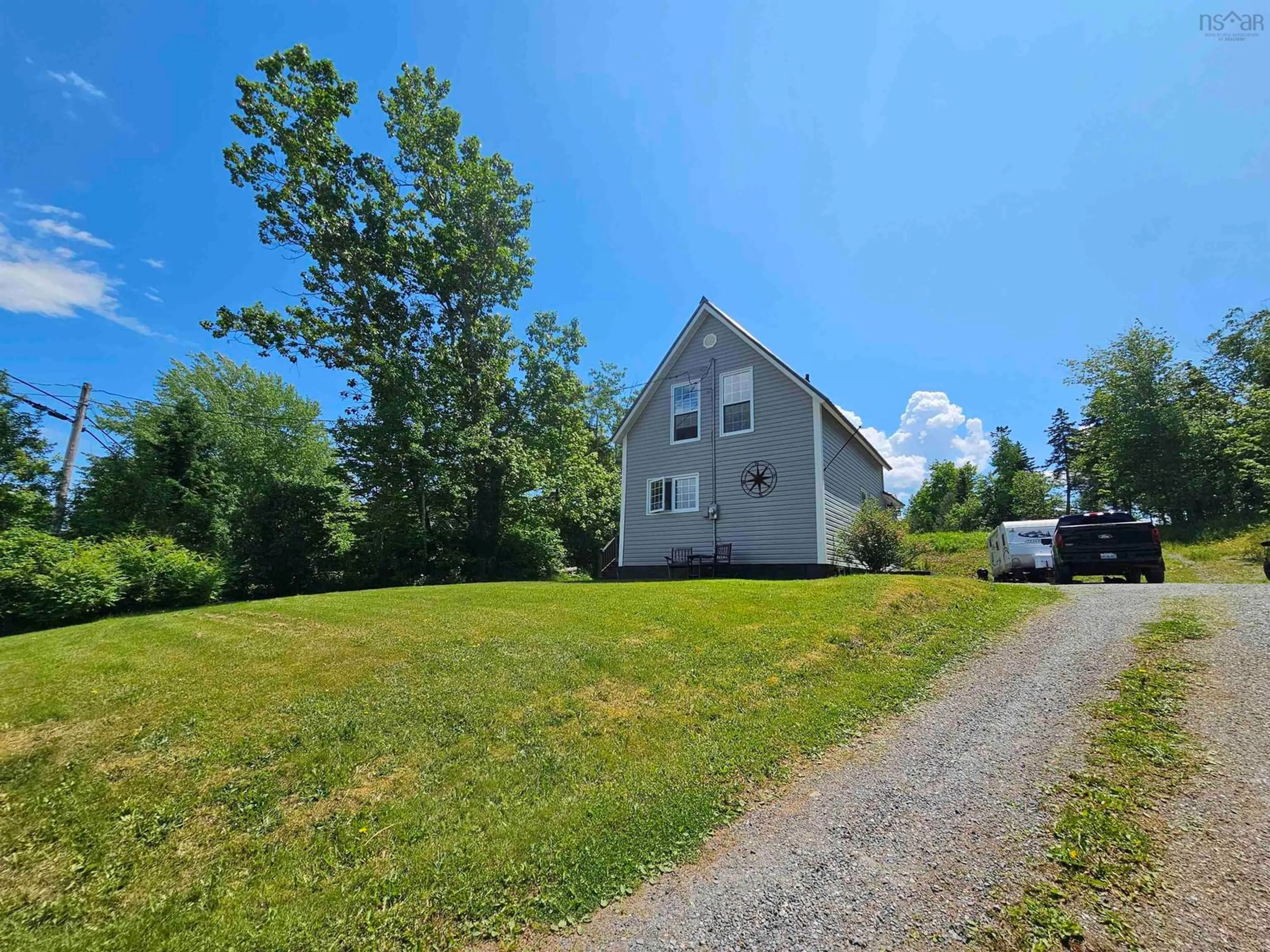 A pic from outside/outdoor area/front of a property/back of a property/a pic from drone, unknown for 1349 Georges River Rd, Georges River Nova Scotia B1Y 3J7