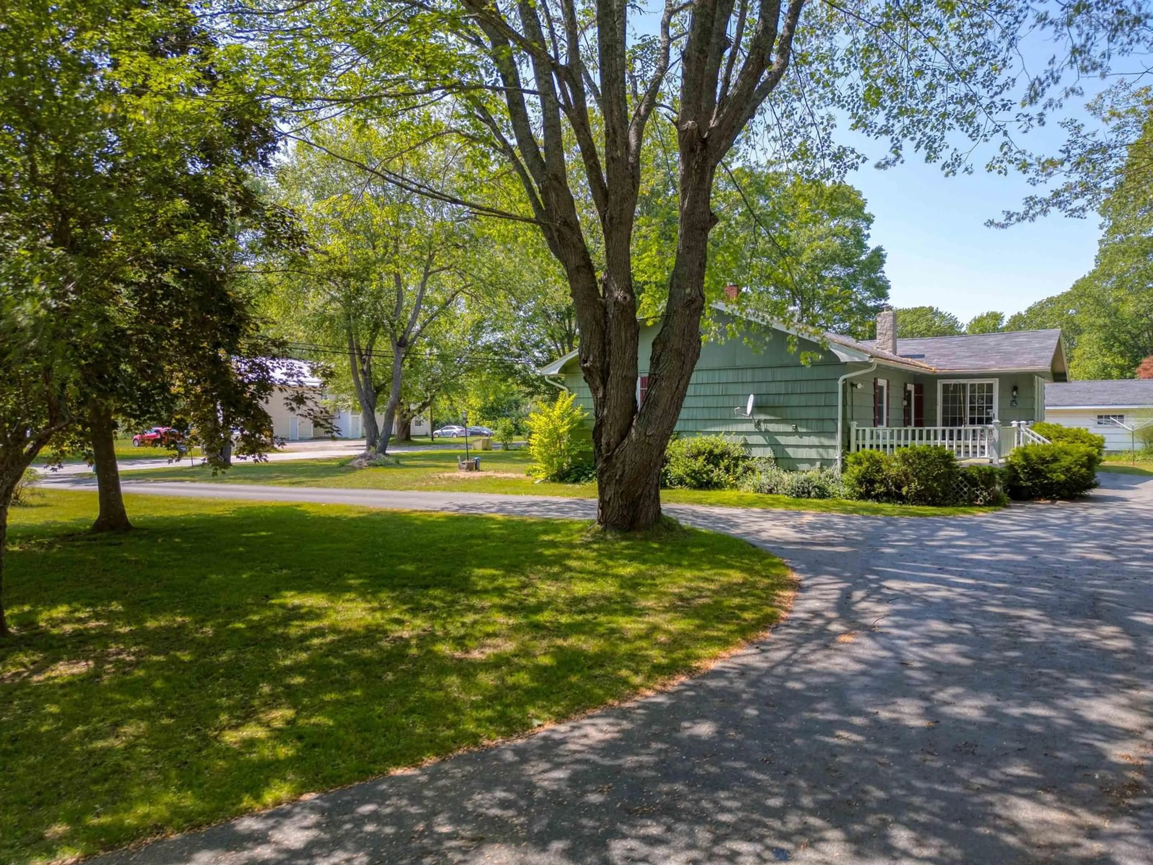 A pic from outside/outdoor area/front of a property/back of a property/a pic from drone, street for 256 Dodge Road, Wilmot Nova Scotia B0P 1W0