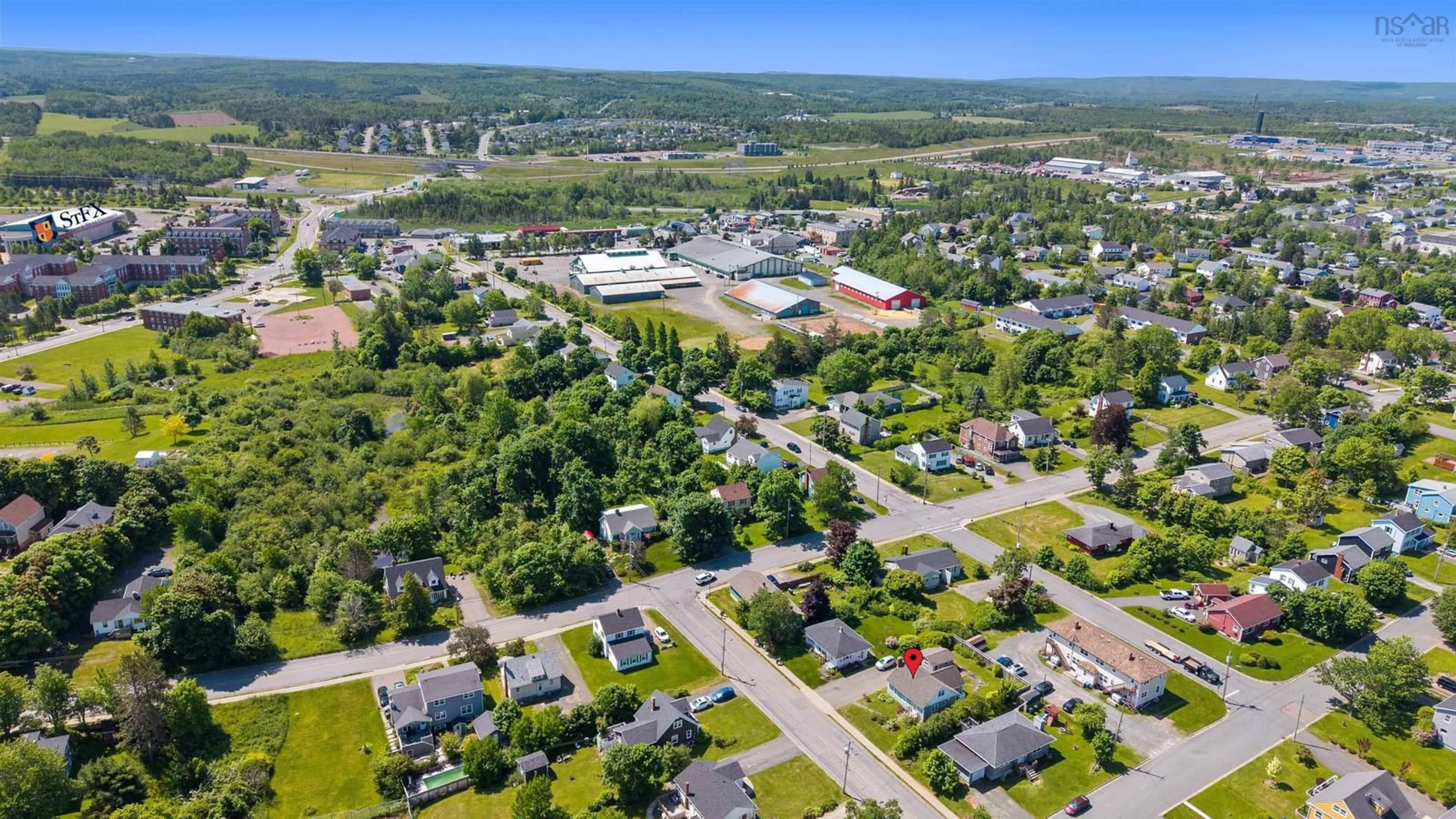 A pic from outside/outdoor area/front of a property/back of a property/a pic from drone, street for 51 Braemore Ave, Antigonish Nova Scotia B2G 1K6
