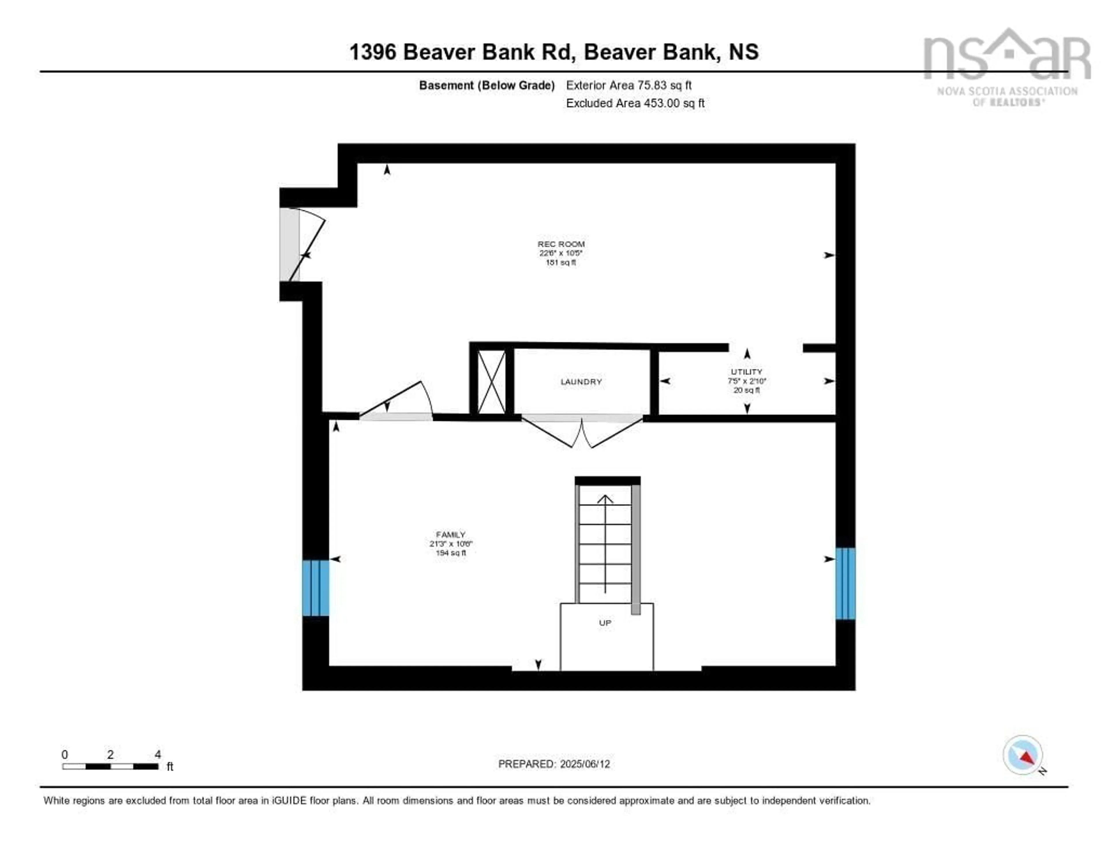 Floor plan for 1396 Beaver Bank Rd, Beaver Bank Nova Scotia B4G 1E8
