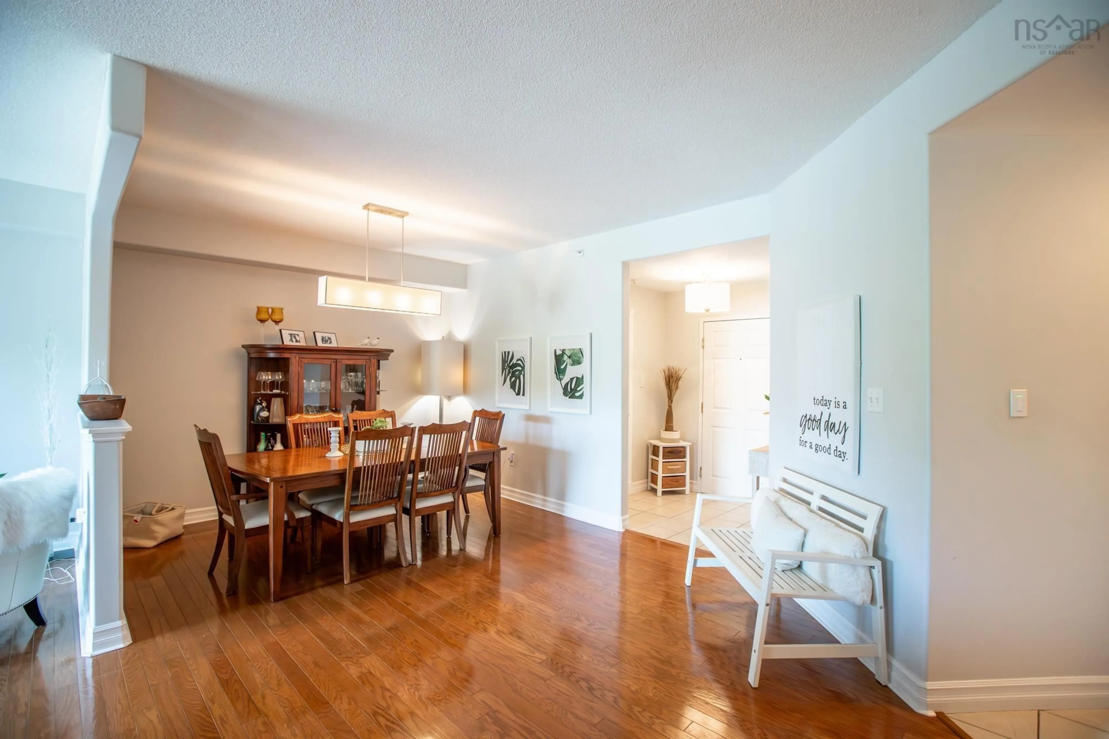 Dining room, wood/laminate floor for 50 Nelson's Landing Blvd #302, Bedford Nova Scotia B4A 4K3