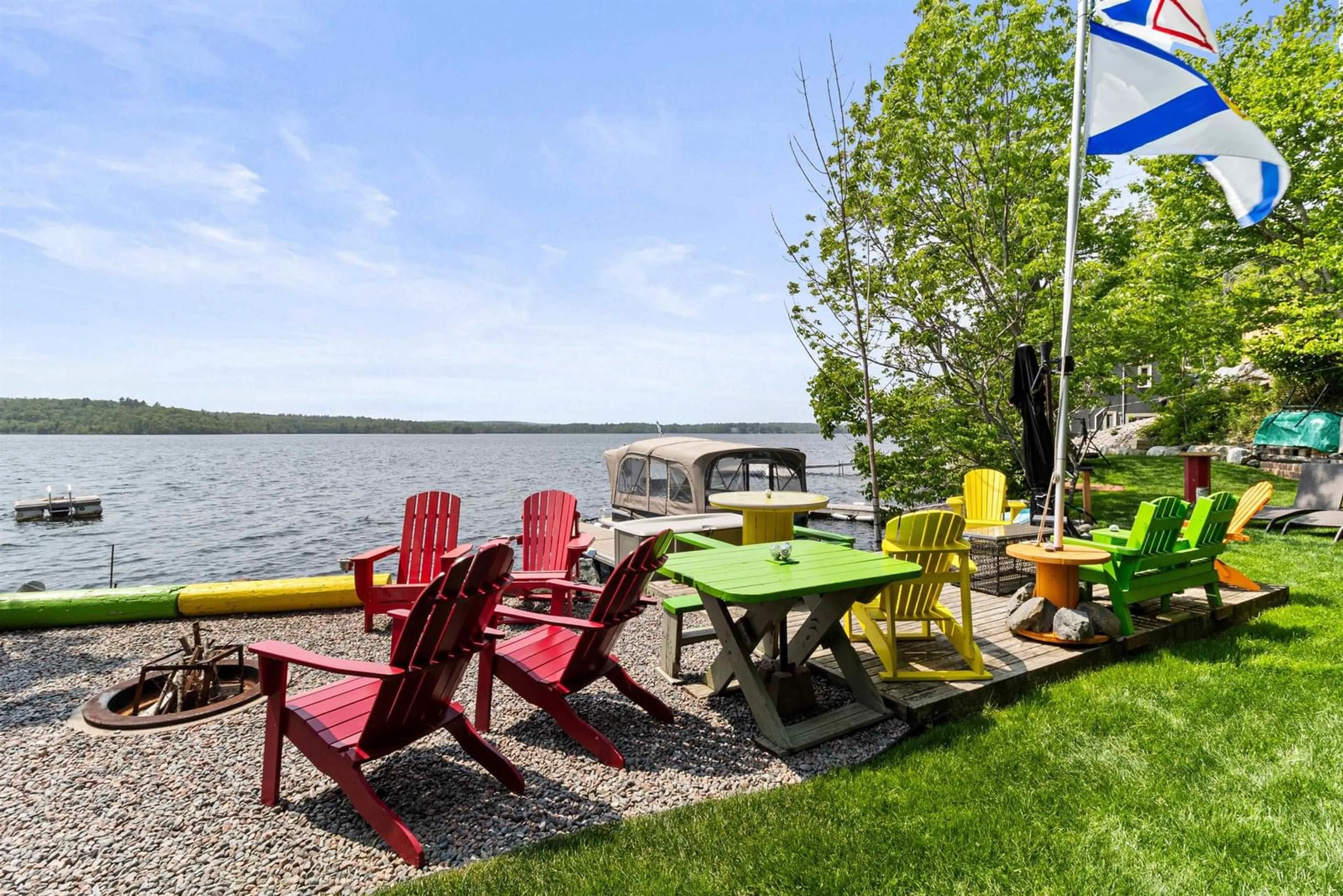 Patio, water/lake/river/ocean view for 1900 Waverley Rd, Waverley Nova Scotia B2R 1Y5