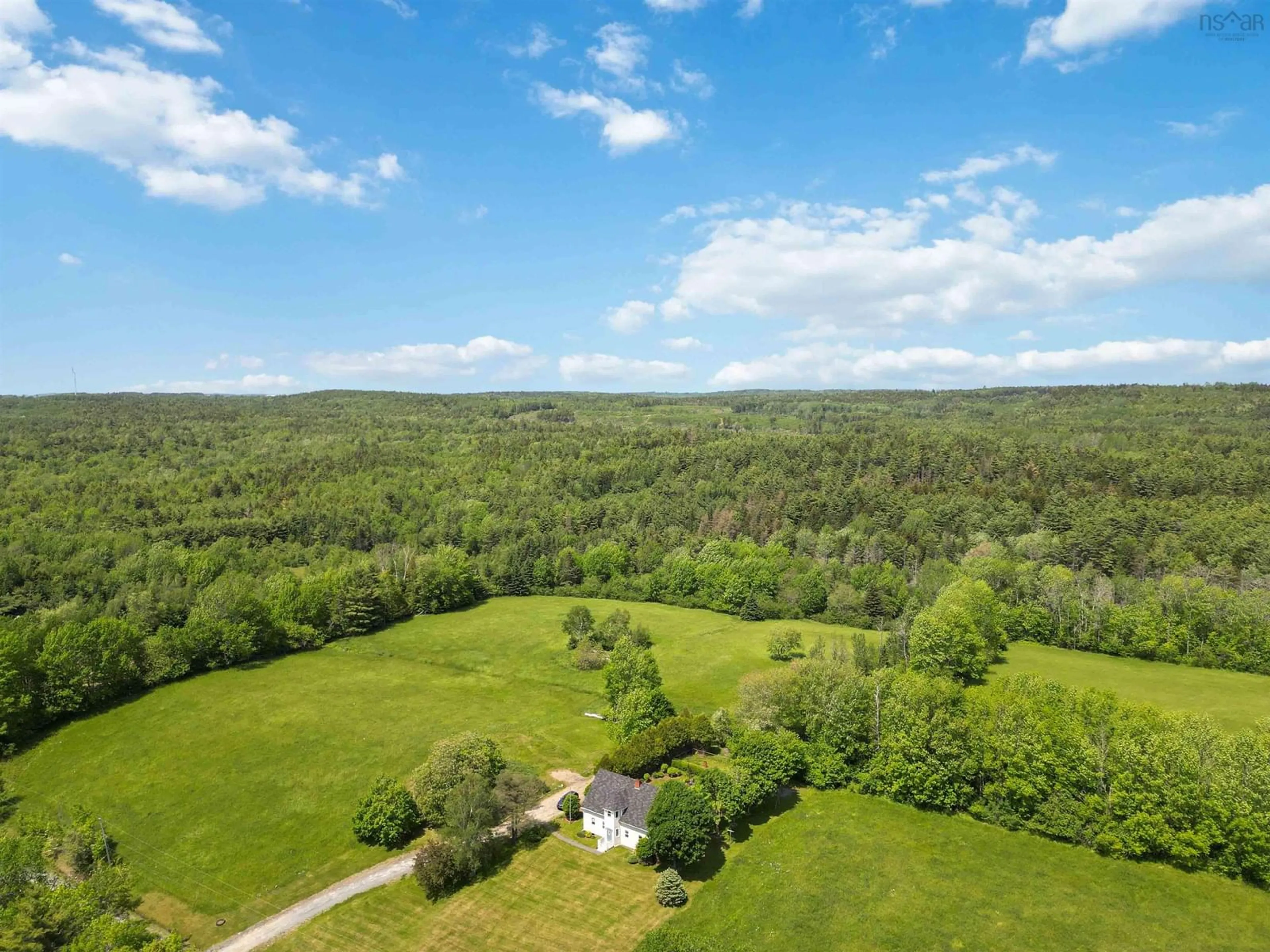 A pic from outside/outdoor area/front of a property/back of a property/a pic from drone, forest/trees view for 332 Bolivar Rd, Rhodes Corner Nova Scotia B4V 5N7