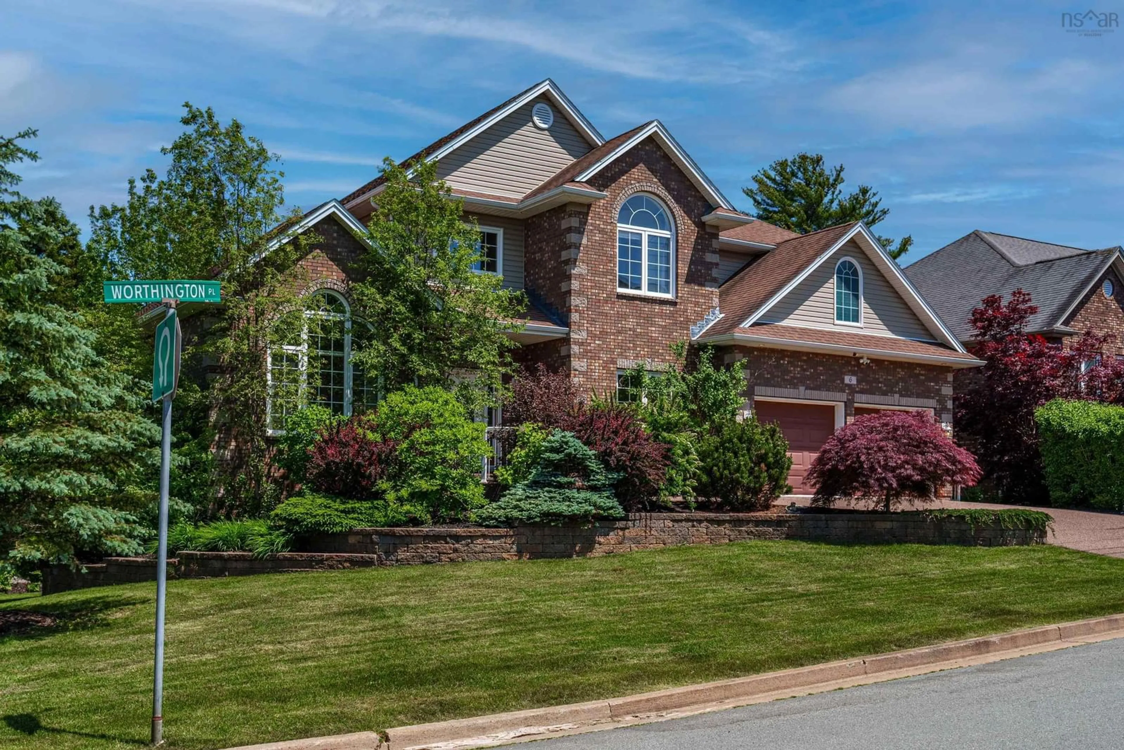 Home with brick exterior material, street for 6 Worthington Pl, Bedford Nova Scotia B4A 0C5