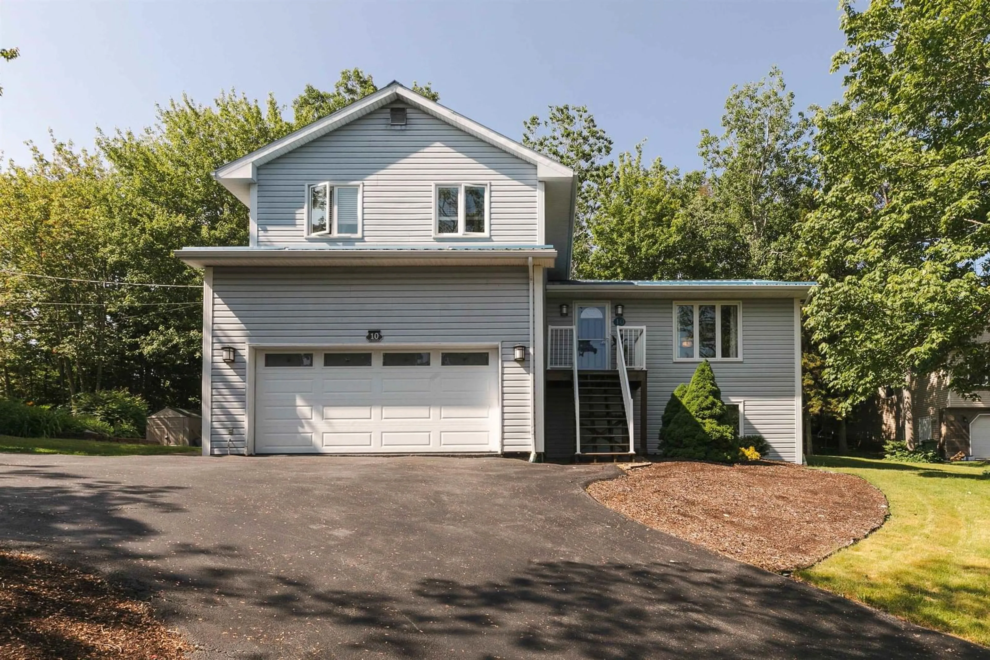 Home with vinyl exterior material, street for 10 Estelle Ave, Halifax Nova Scotia B4B 1J4