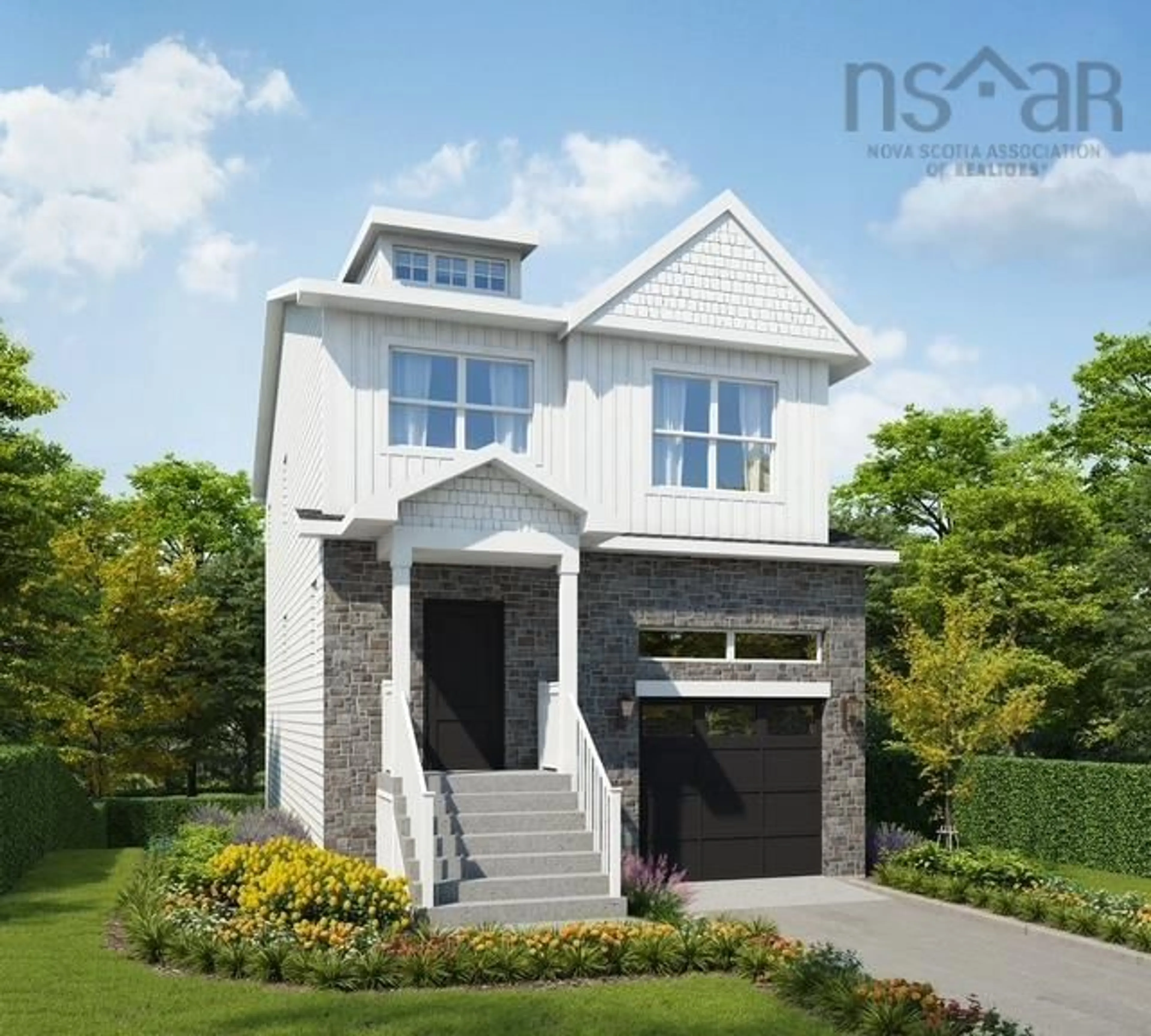 Home with brick exterior material, street for GAR-50 Garvey Crt, Bedford Nova Scotia B4B 1S7
