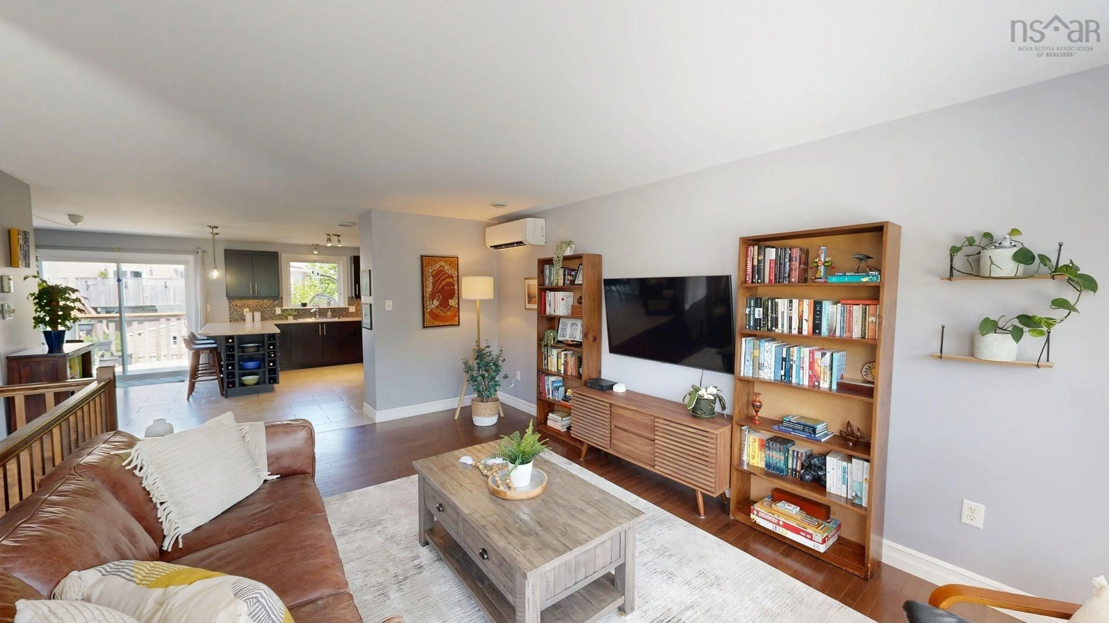 Living room with furniture, wood/laminate floor for 81 Viridian Dr, Dartmouth Nova Scotia B3A 0B6