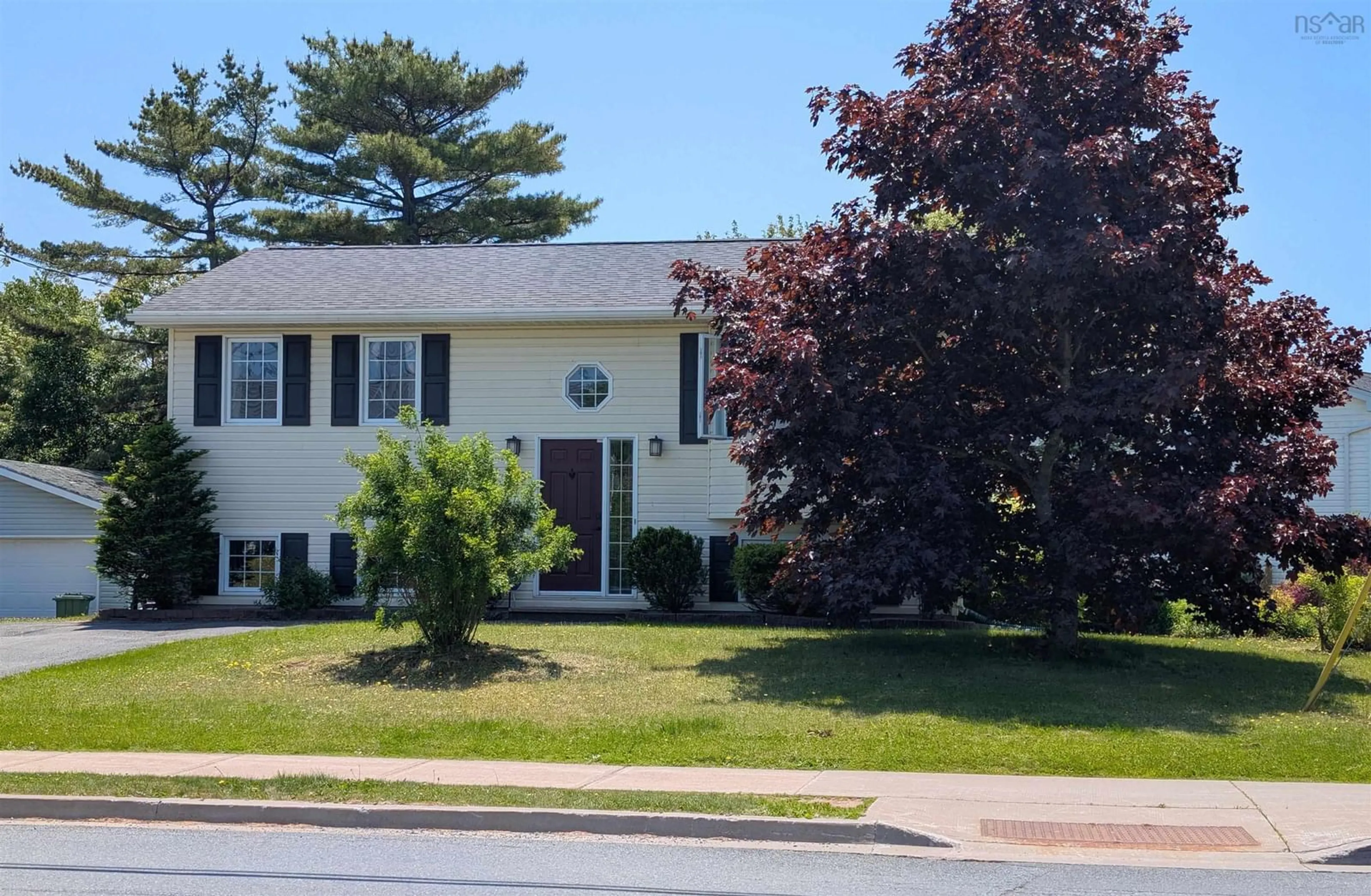 Home with vinyl exterior material, street for 66 James St, Timberlea Nova Scotia B3T 1N9