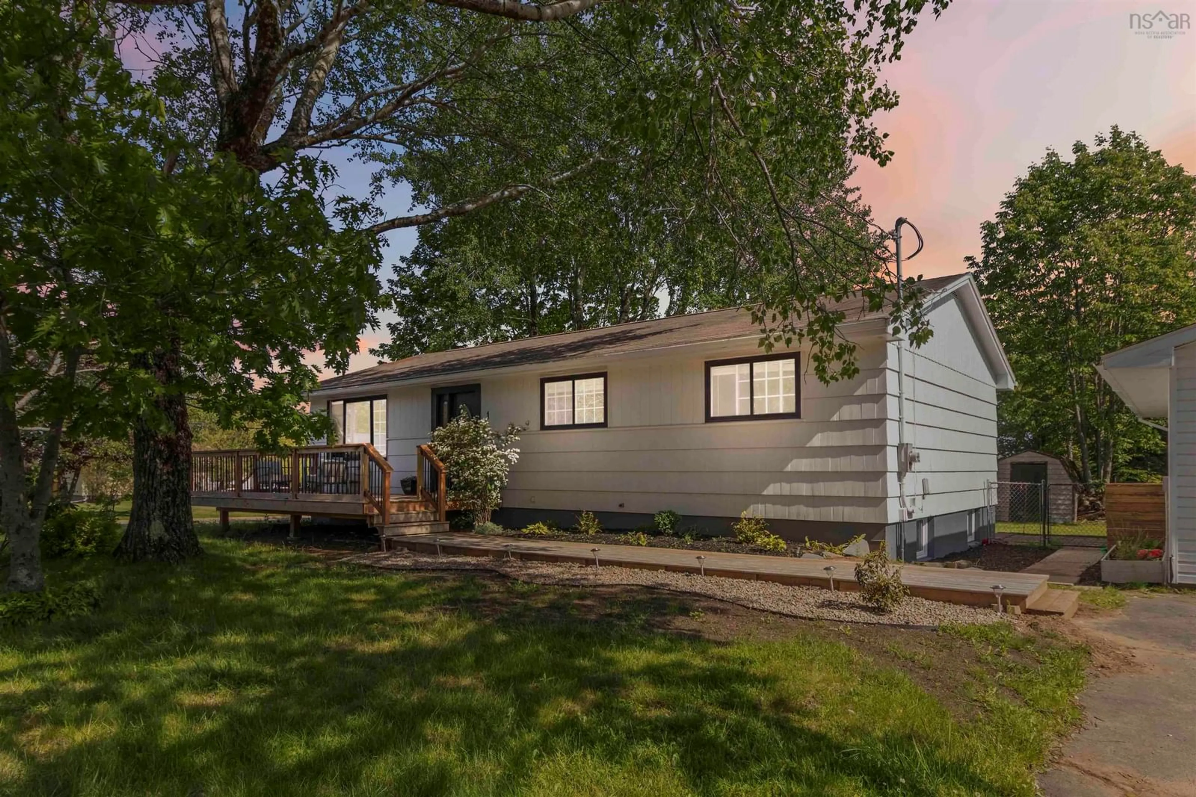 Home with vinyl exterior material, street for 1 Estelle Dr, Cole Harbour Nova Scotia B2Q 2N6