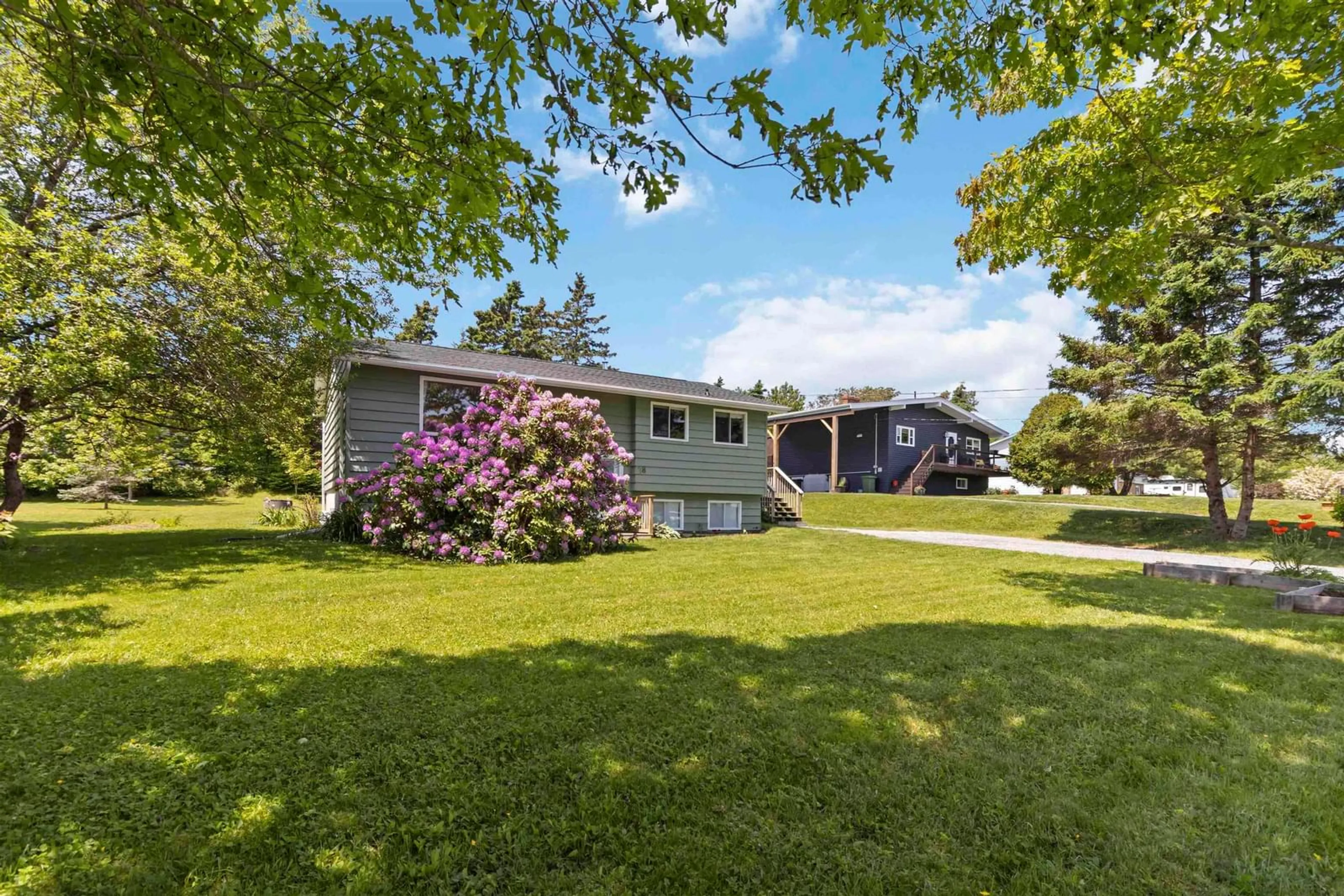 A pic from outside/outdoor area/front of a property/back of a property/a pic from drone, unknown for 28 Karen Cres, Porters Lake Nova Scotia B3E 1K3