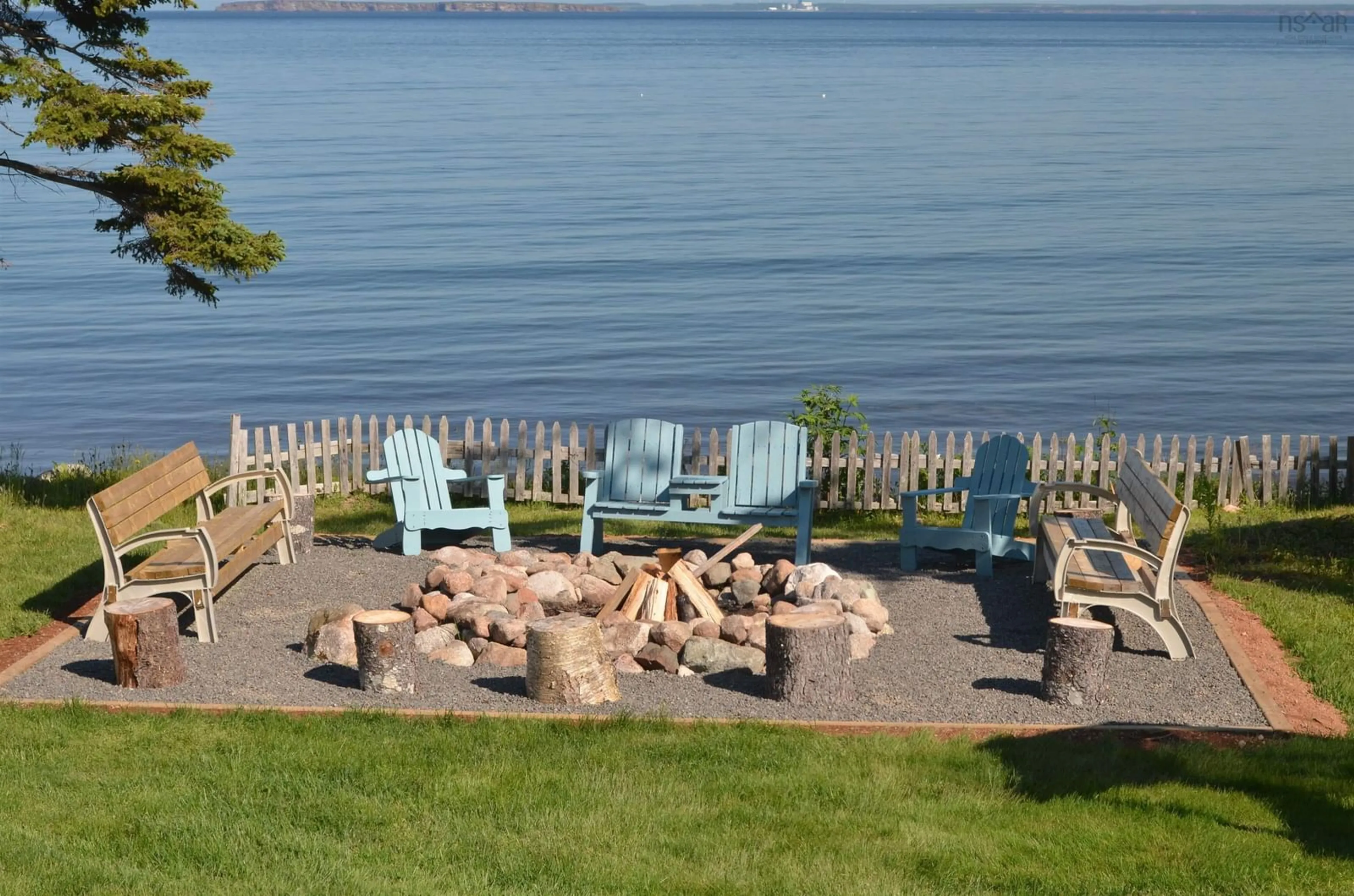 Patio, water/lake/river/ocean view for 45227 Cabot Trail Hwy, North Shore Nova Scotia B0C 1H0