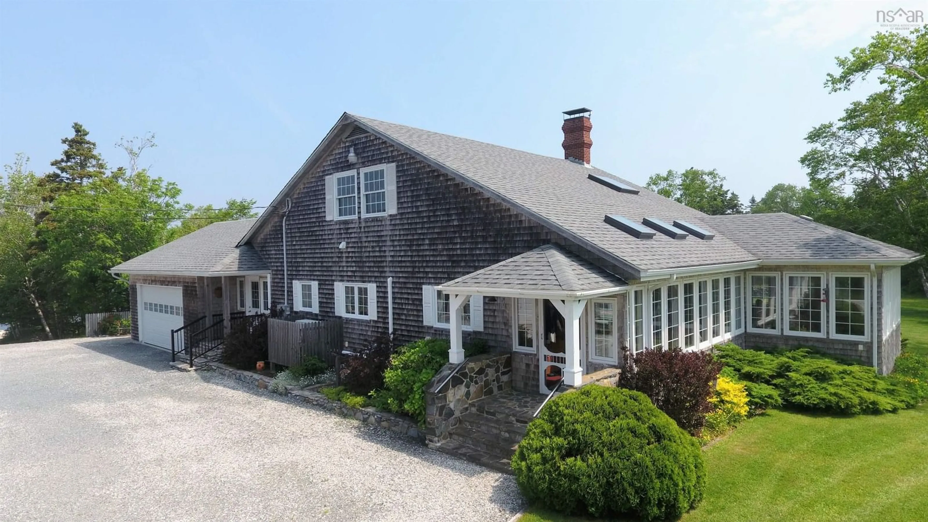 A pic from outside/outdoor area/front of a property/back of a property/a pic from drone, building for 61 Lockes Island Rd, Lower Jordan Bay Nova Scotia B0T 1W0