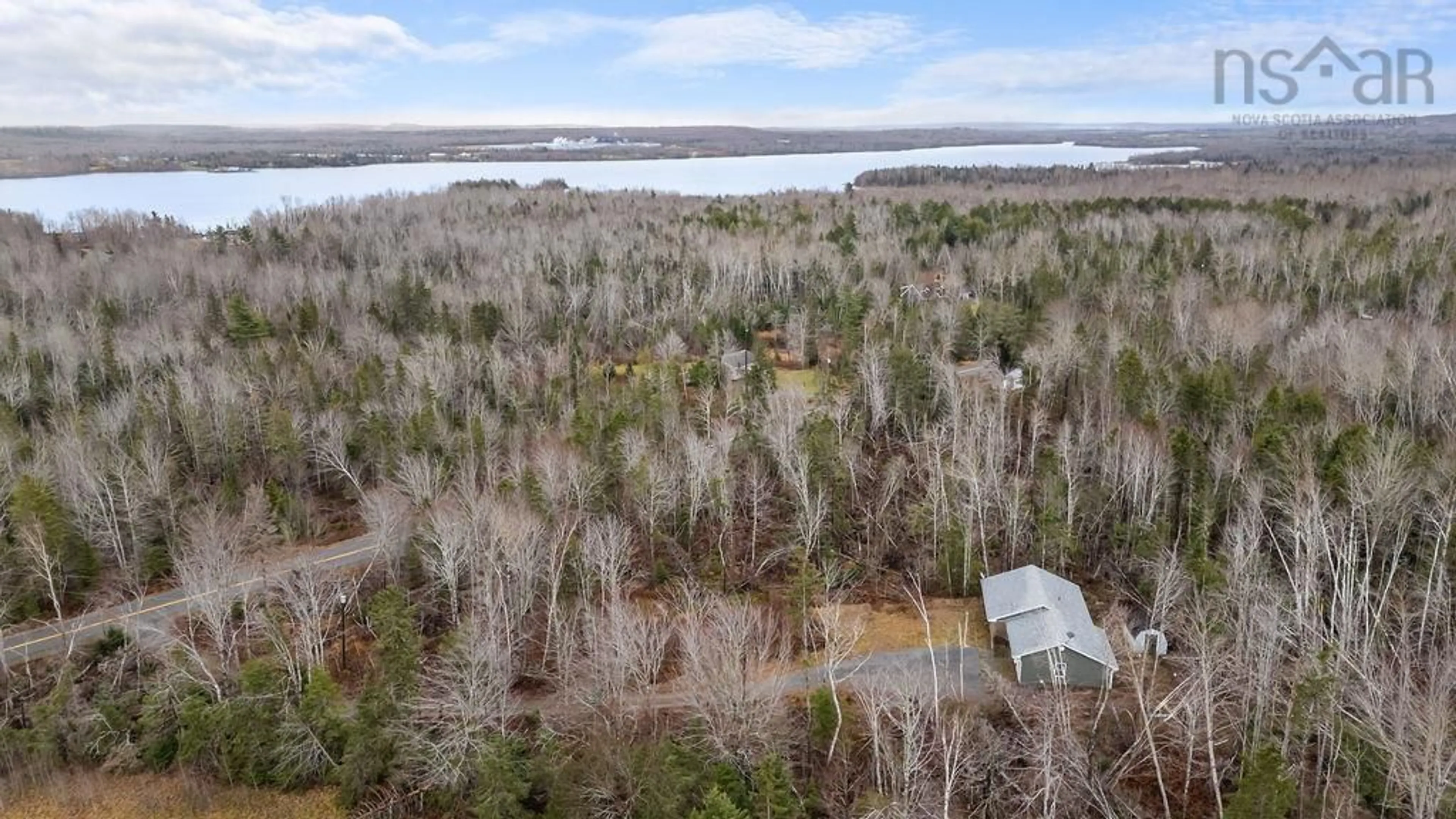 A pic from outside/outdoor area/front of a property/back of a property/a pic from drone, water/lake/river/ocean view for 873 Loch Broom Loop Rd, Loch Broom Nova Scotia B0K 2A0