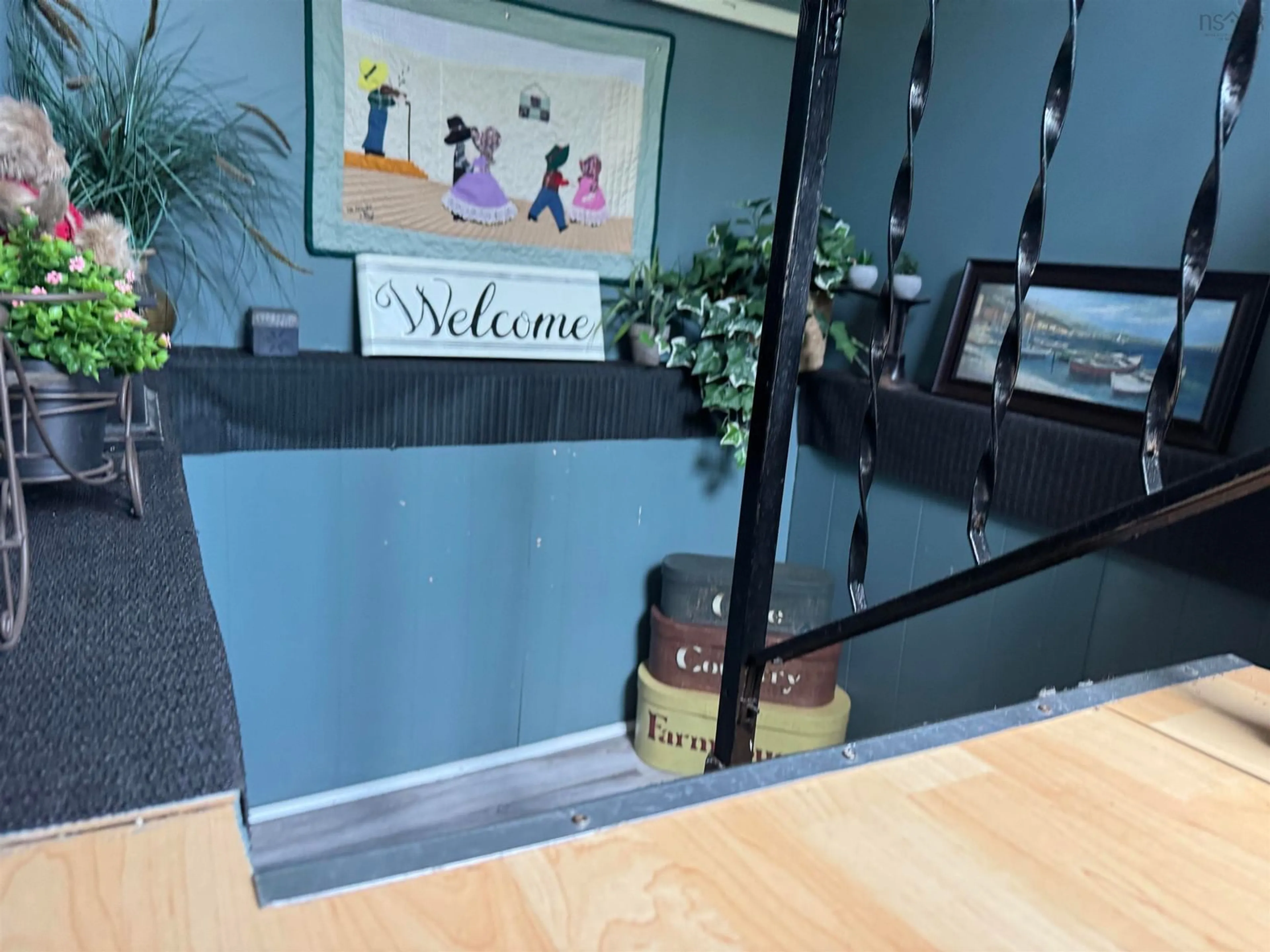 Indoor foyer for 12 Macnamara St, Sydney Mines Nova Scotia B1V 2M4