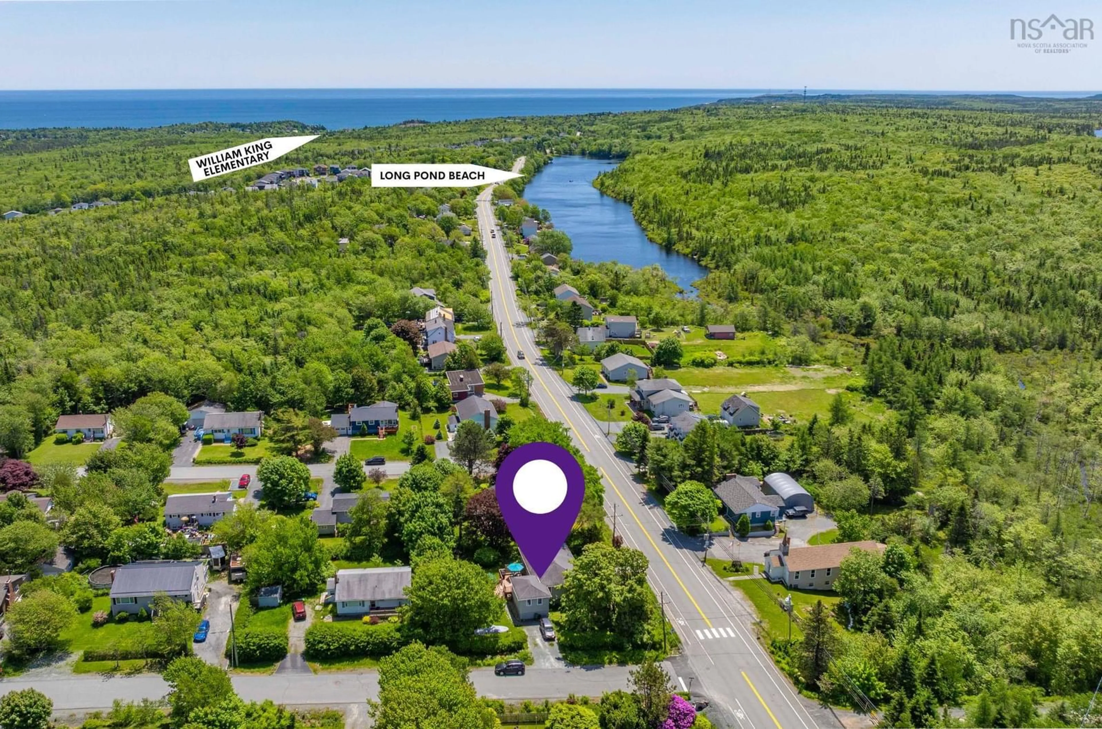A pic from outside/outdoor area/front of a property/back of a property/a pic from drone, water/lake/river/ocean view for 824 Herring Cove Rd, Herring Cove Nova Scotia B3R 1Z3