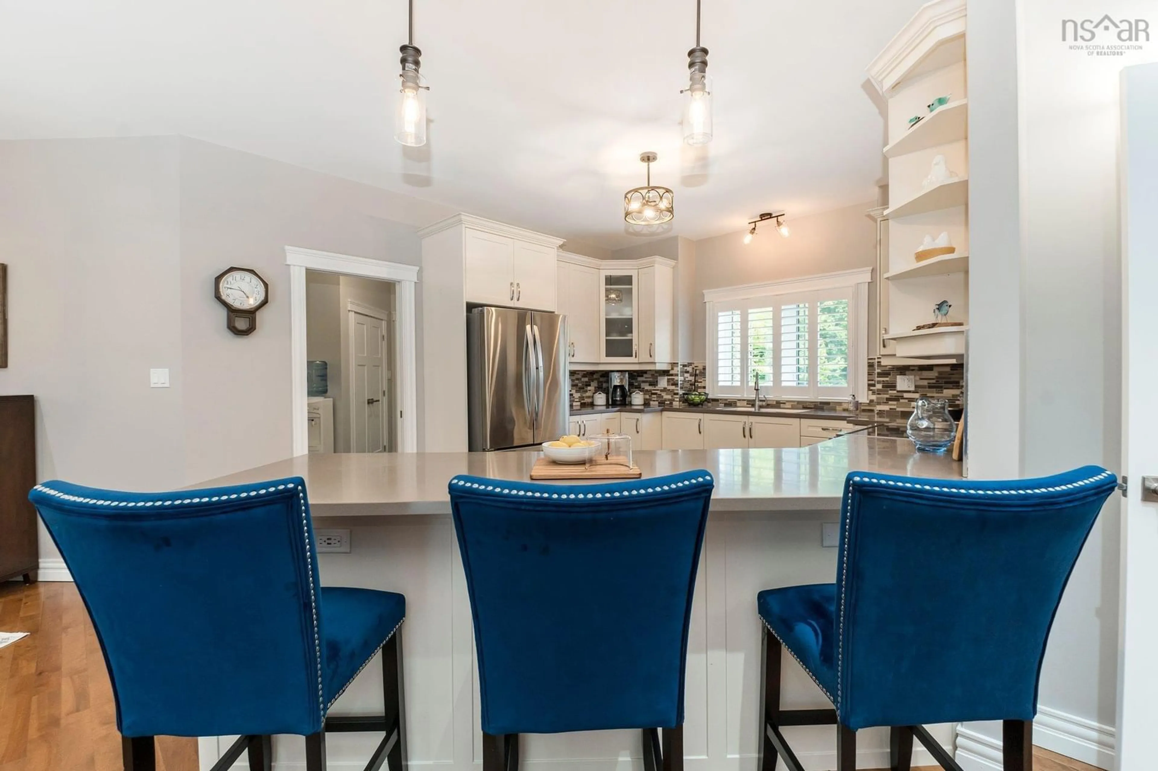 Open concept kitchen, ceramic/tile floor for 331 Masons Point Road, Head Of St. Margarets Bay Nova Scotia B3Z 1Z1