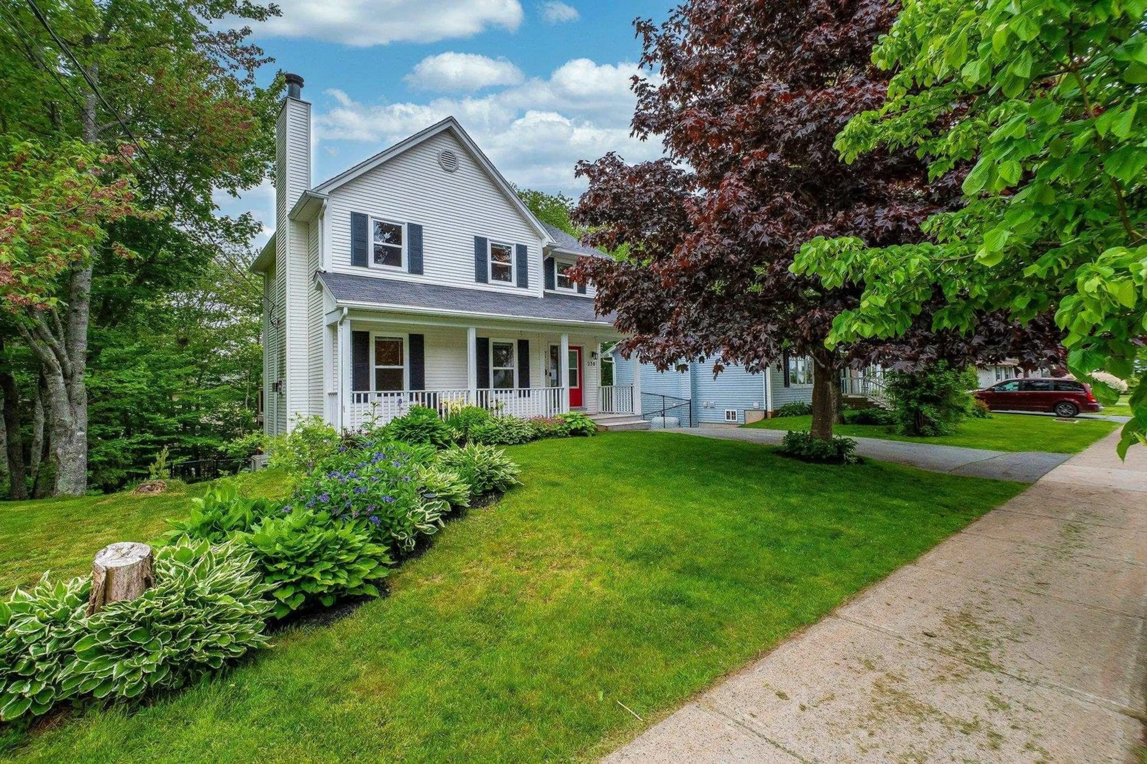Home with vinyl exterior material, street for 238 Auburn Drive, Dartmouth Nova Scotia B2W 6G2