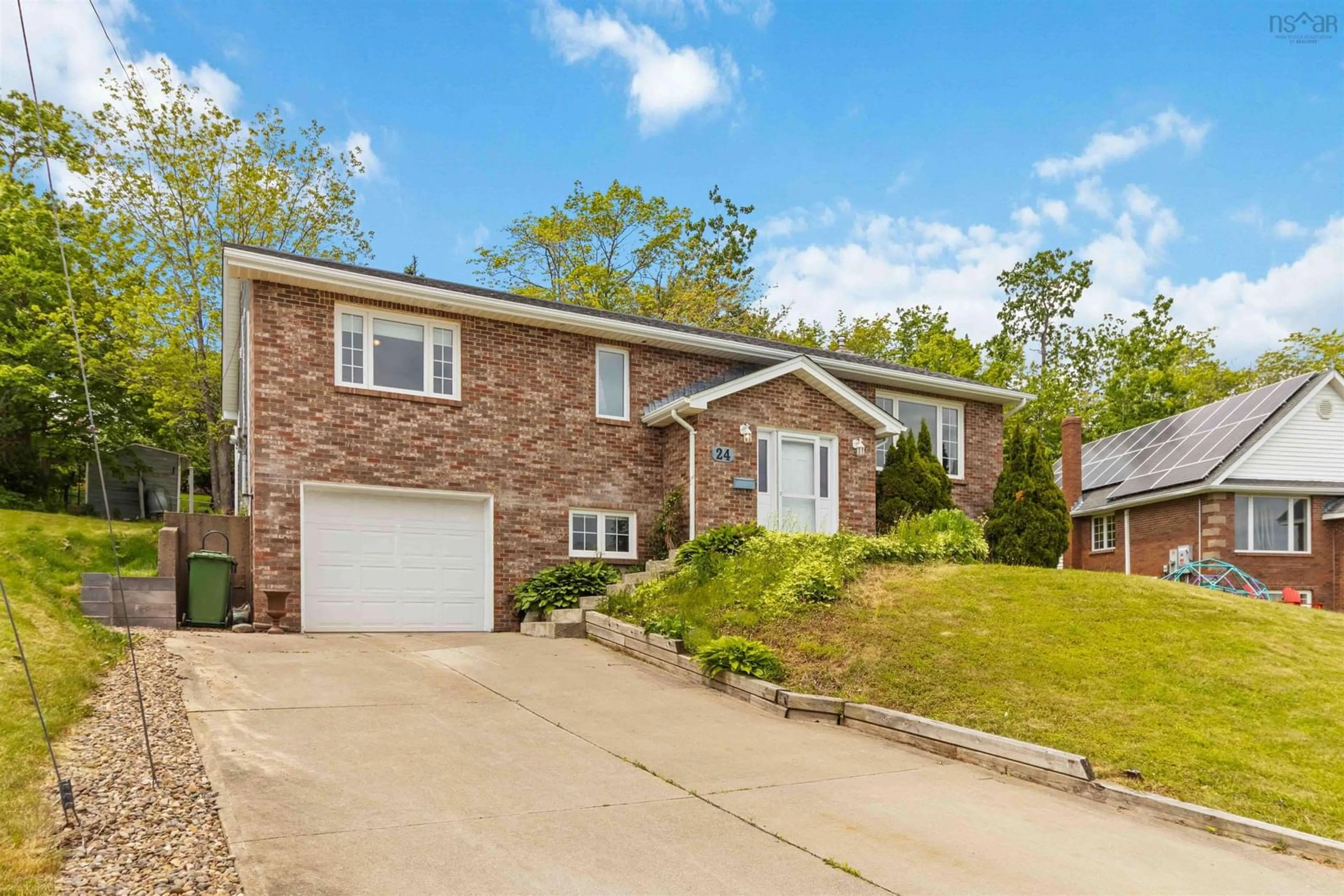 Home with brick exterior material, street for 24 Griffin Pl, Cole Harbour Nova Scotia B2V 2N6