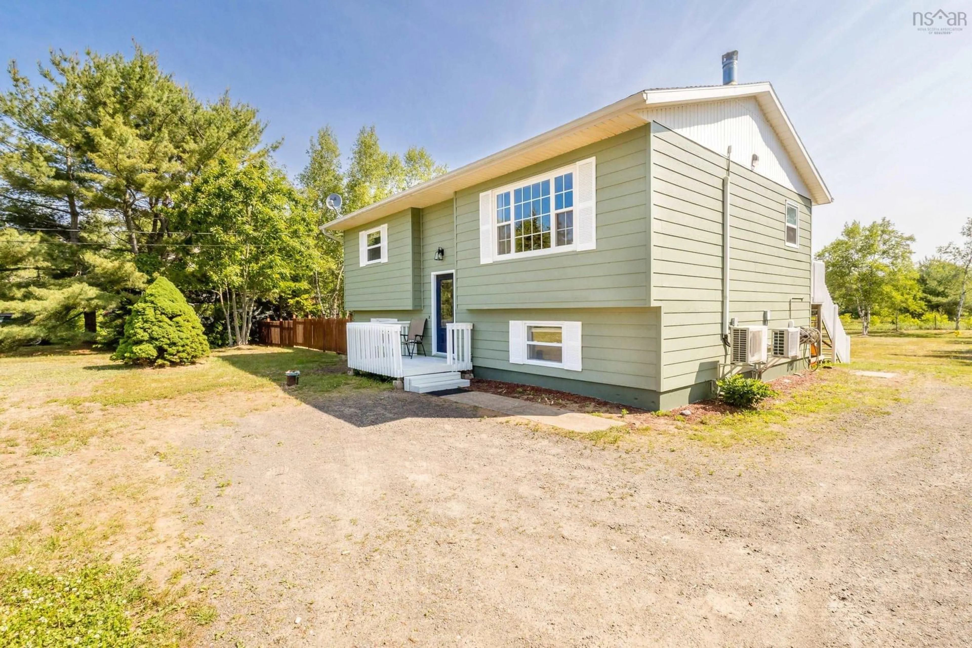 Home with vinyl exterior material, street for 1884 Greenwood Rd, Kingston Nova Scotia B0P 1R0