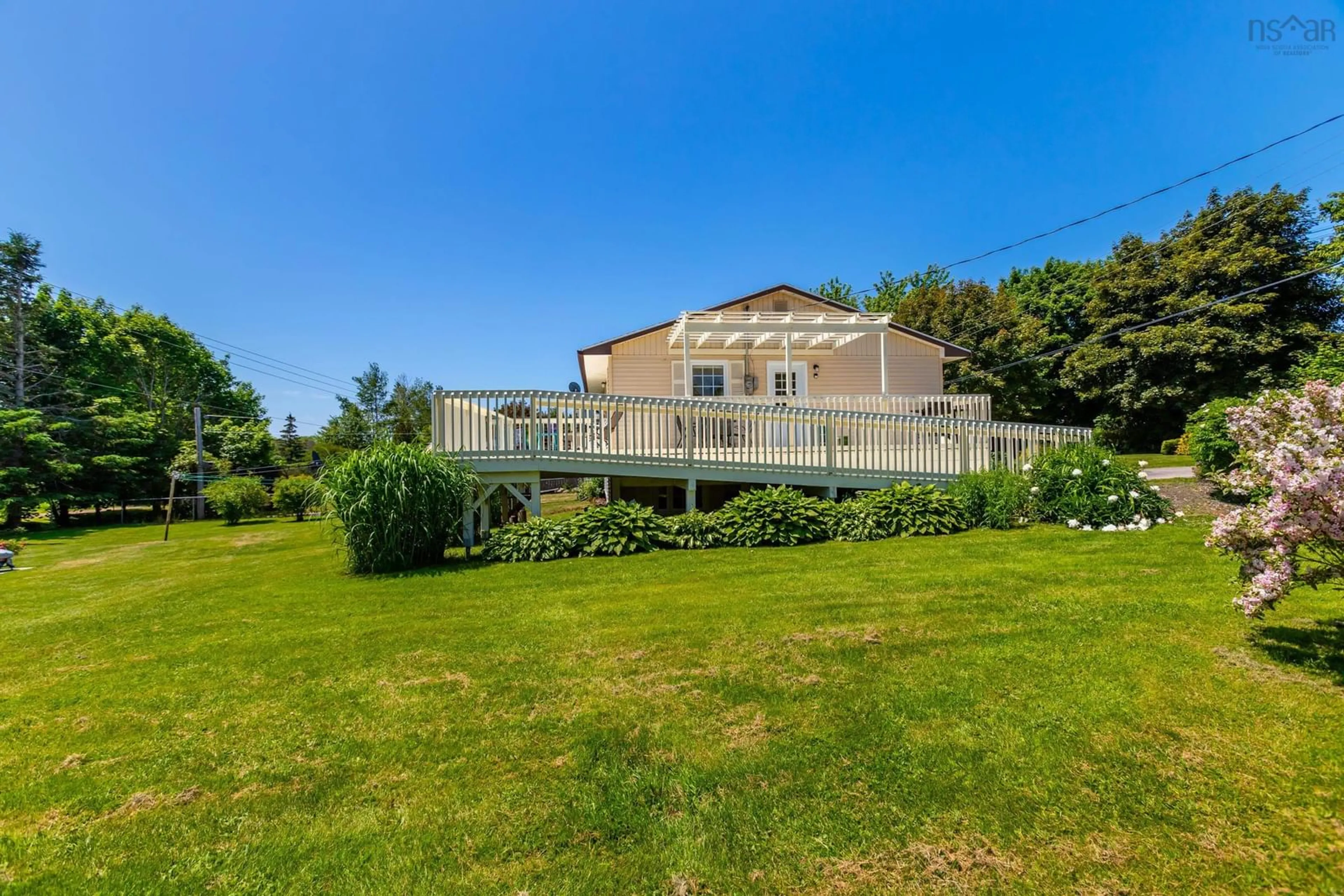 A pic from outside/outdoor area/front of a property/back of a property/a pic from drone, unknown for 78 Riverview Dr, Bridgetown Nova Scotia B0S 1C0