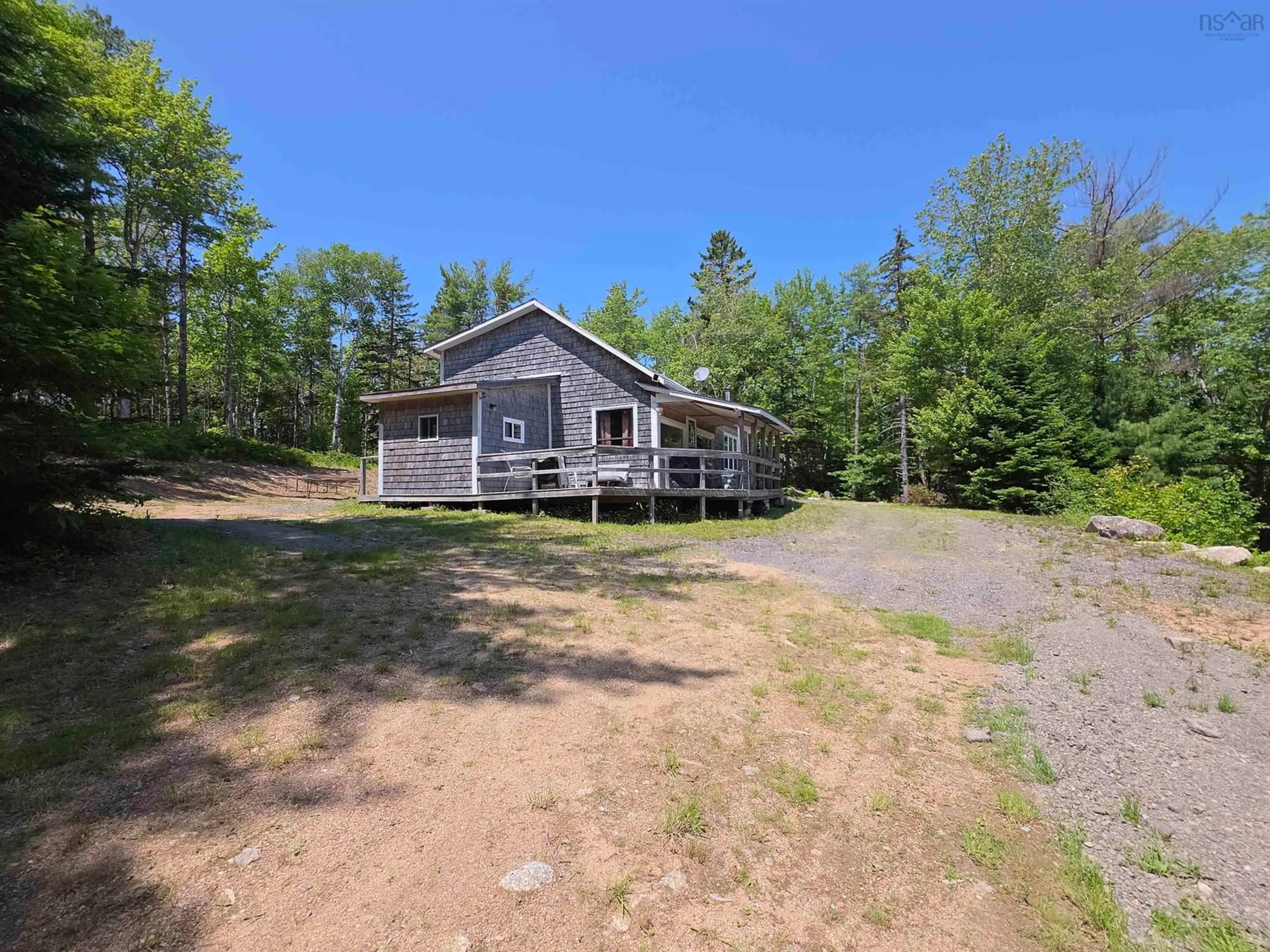 A pic from outside/outdoor area/front of a property/back of a property/a pic from drone, unknown for 510 Tom Wallace Rd, Morganville Nova Scotia B0S 1B0