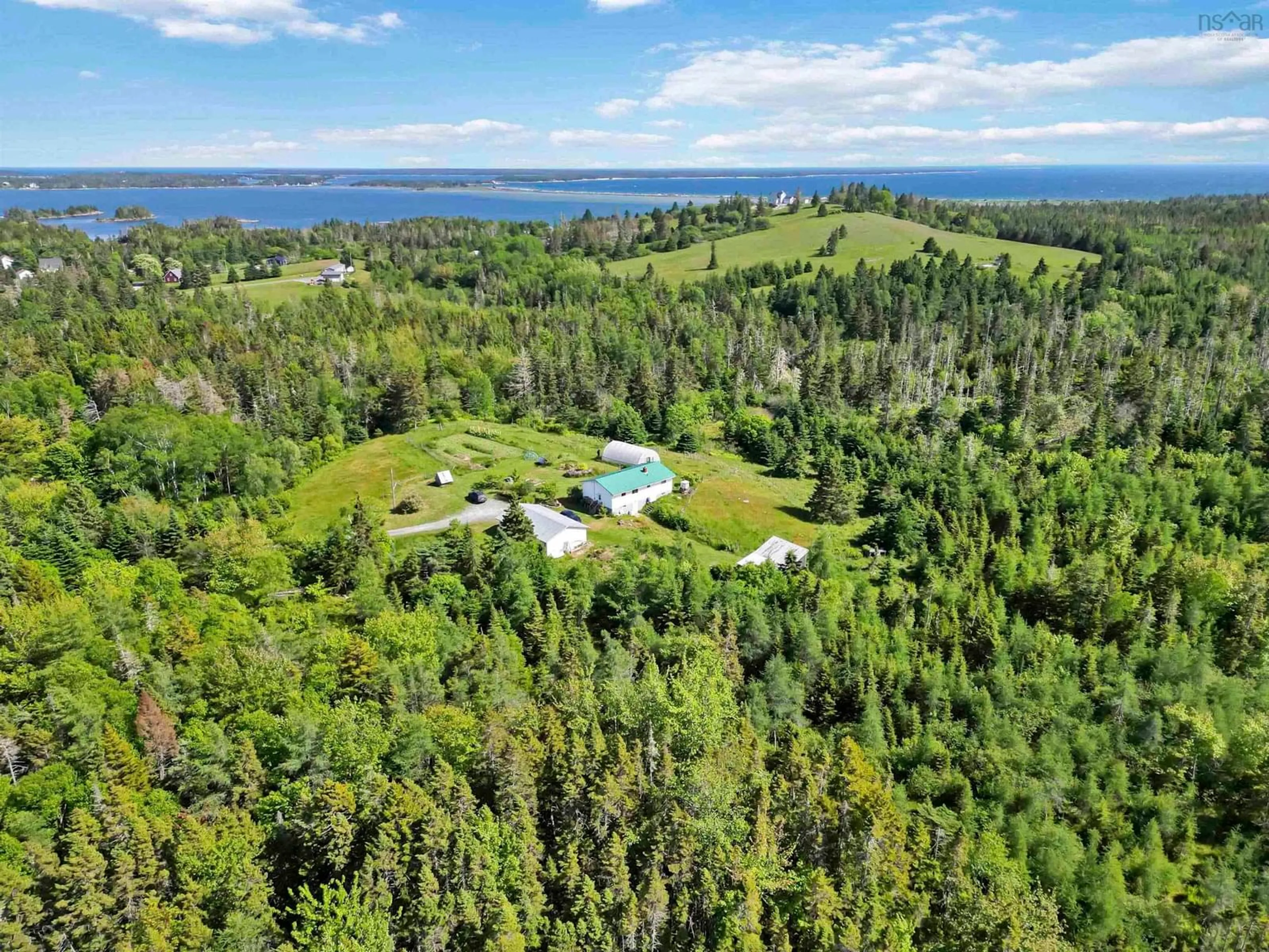 A pic from outside/outdoor area/front of a property/back of a property/a pic from drone, water/lake/river/ocean view for 103 Chestnut Rd, West Dublin Nova Scotia B0R 1C0