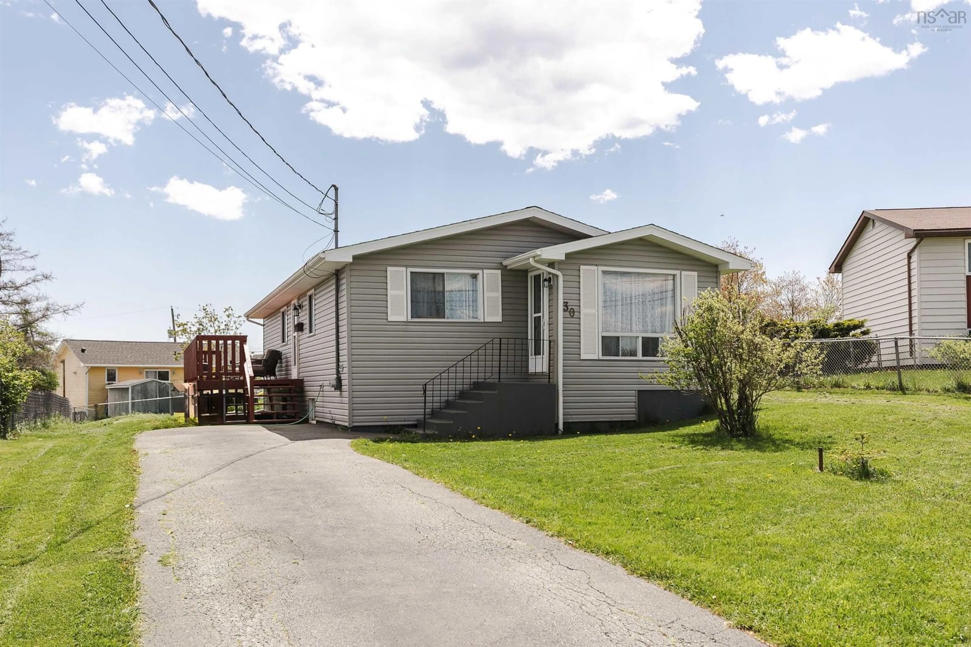 Home with vinyl exterior material, street for 30 Lanarkshire, Cole Harbour Nova Scotia B2W 4S6